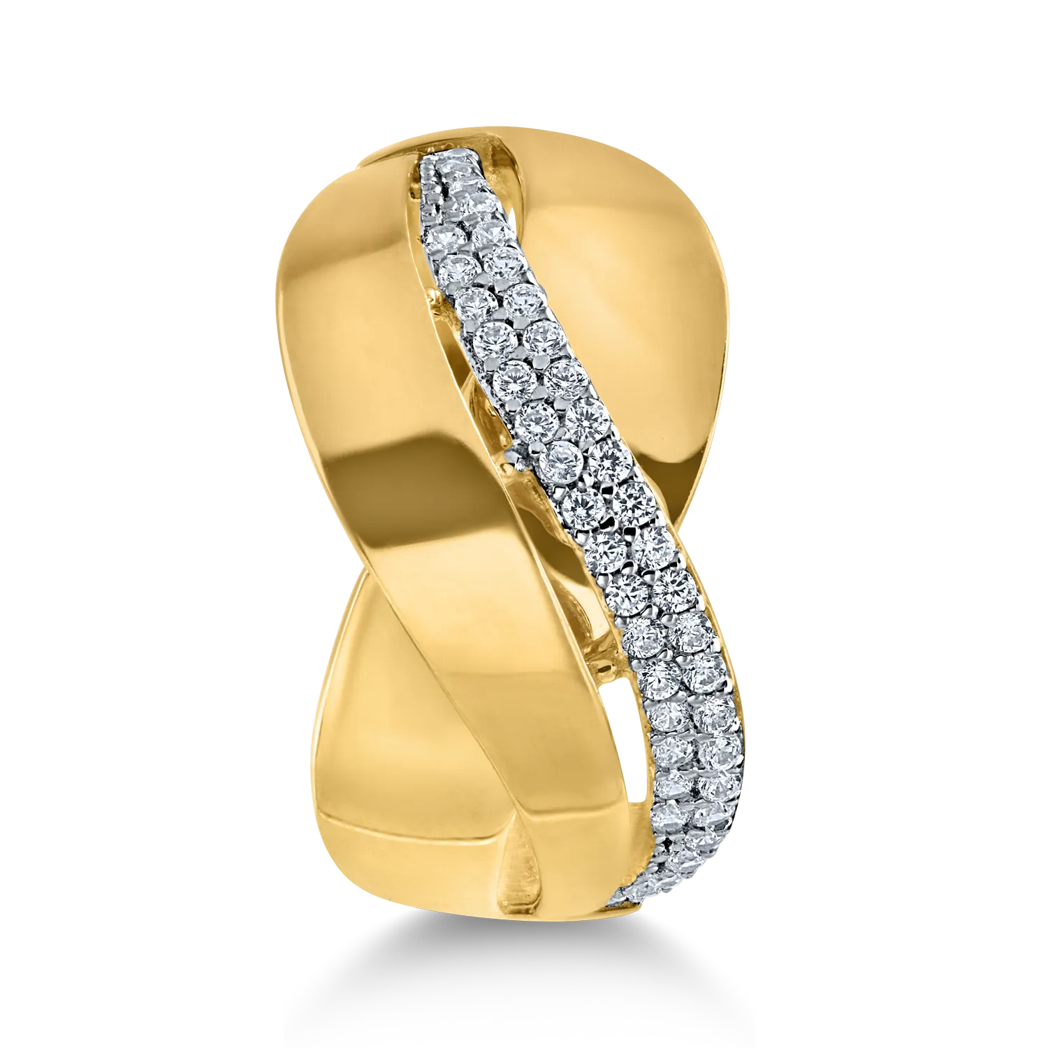 Yellow gold ring