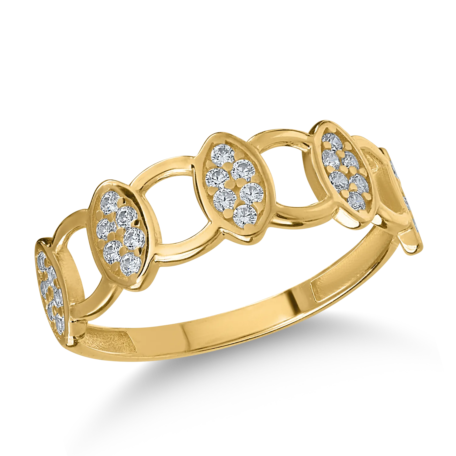 Yellow gold ring