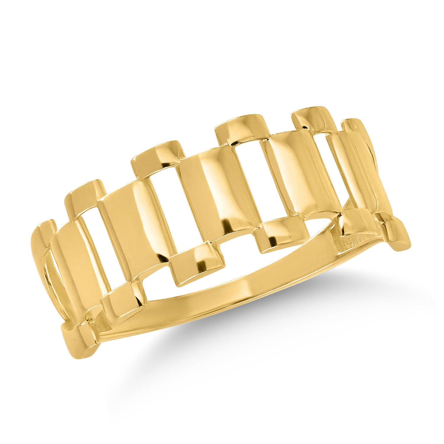 Yellow gold ring