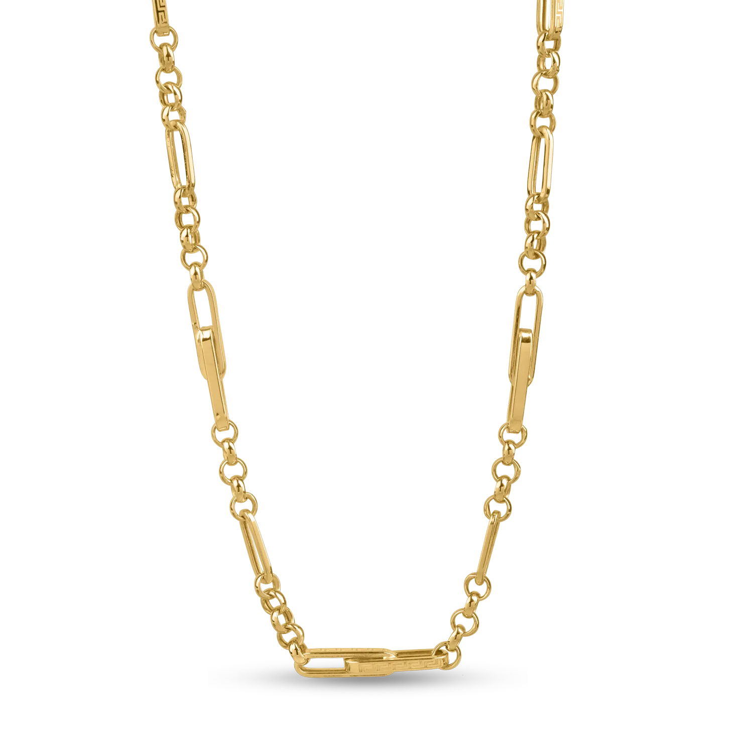 Yellow men's chain-161082