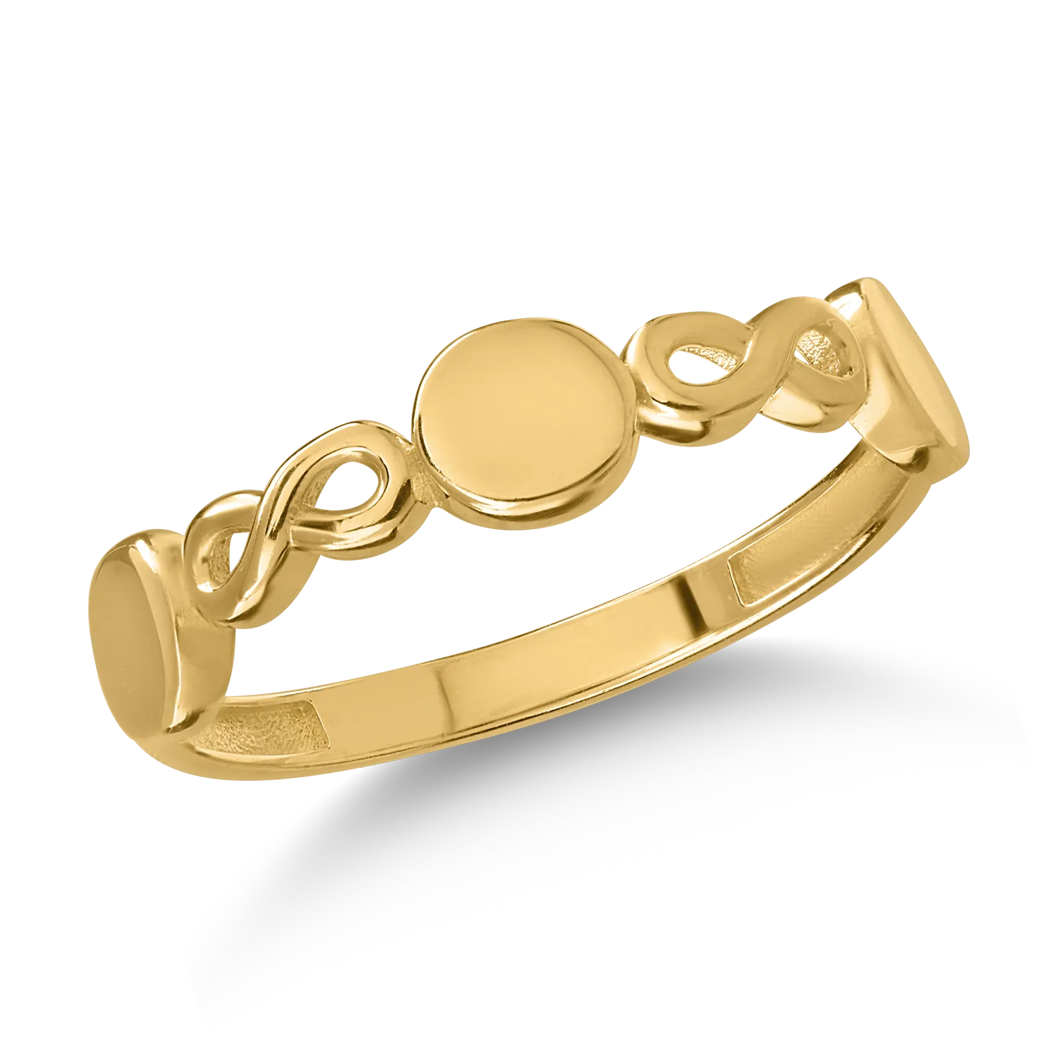 Yellow gold ring