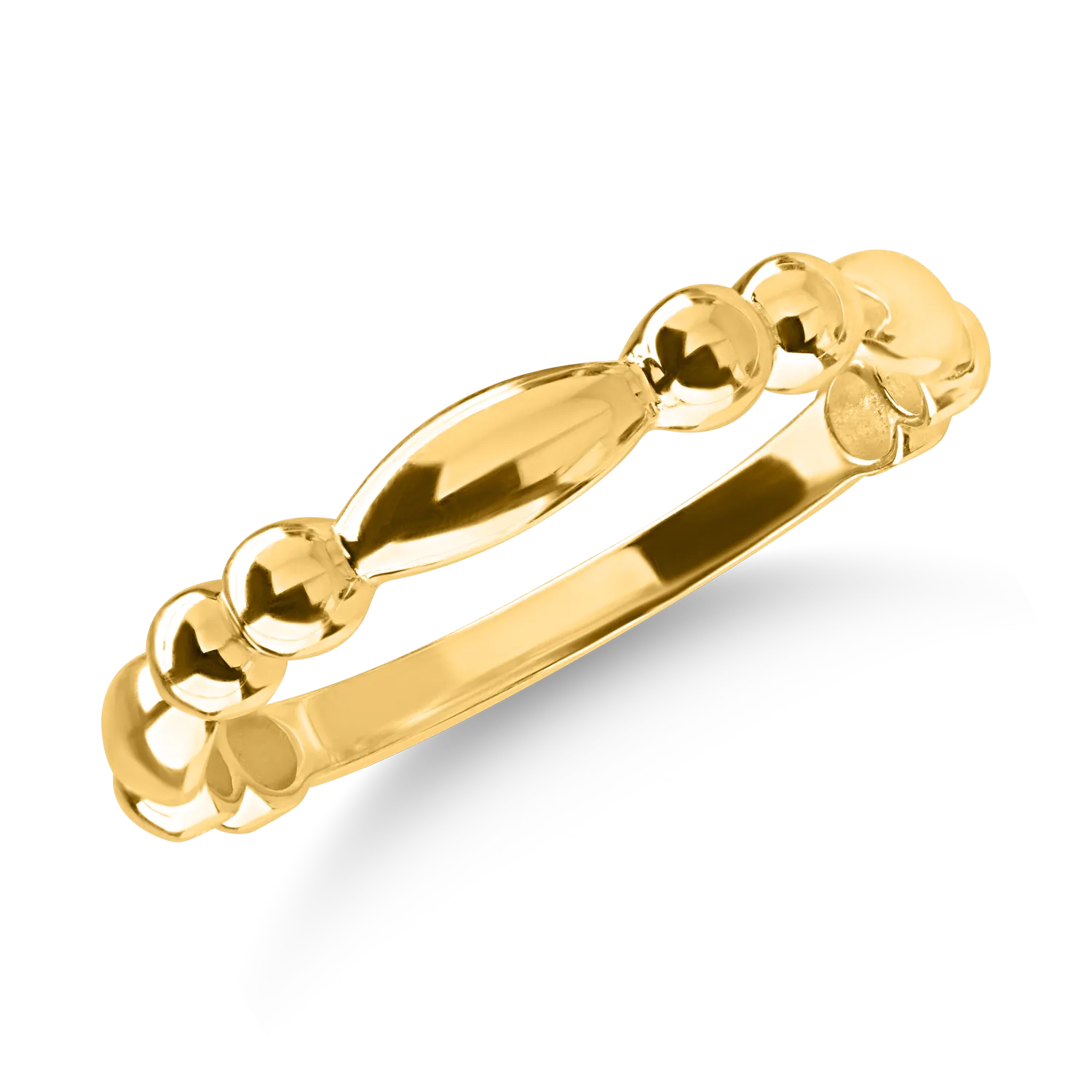 Yellow gold ring