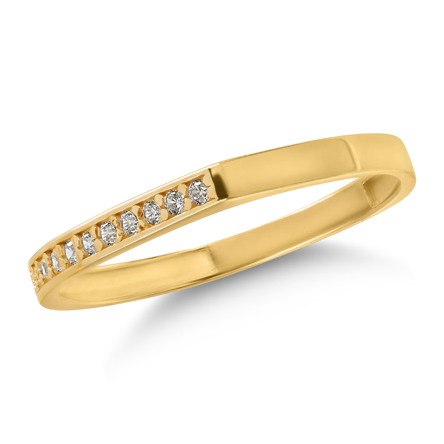 Sárga arany gyűrű