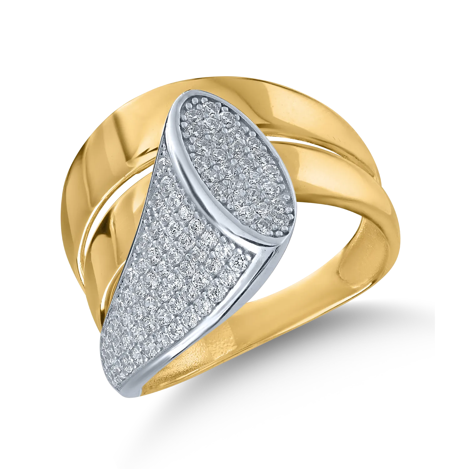 Yellow gold ring