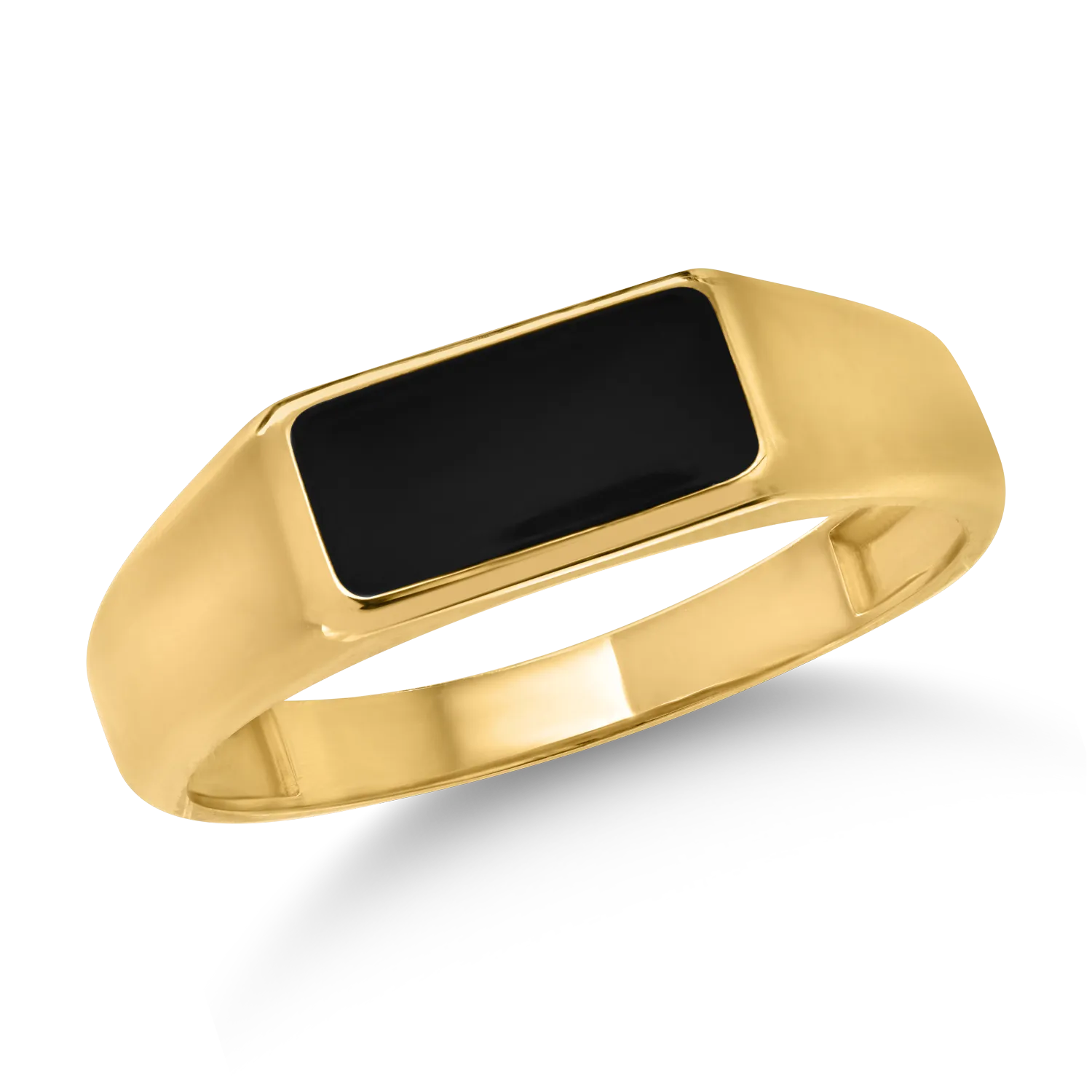 Sárga arany színű férfi gyűrű