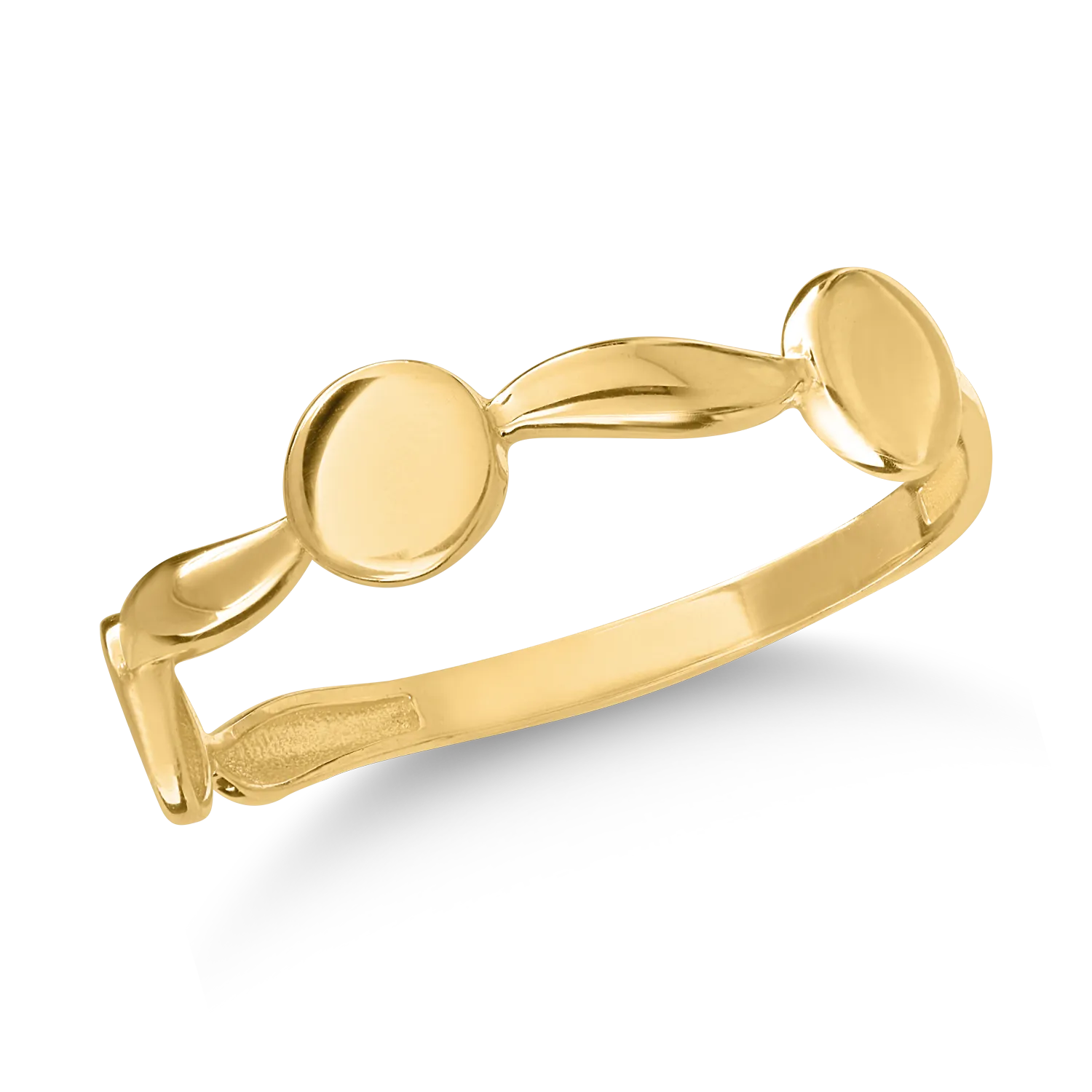 Yellow gold ring