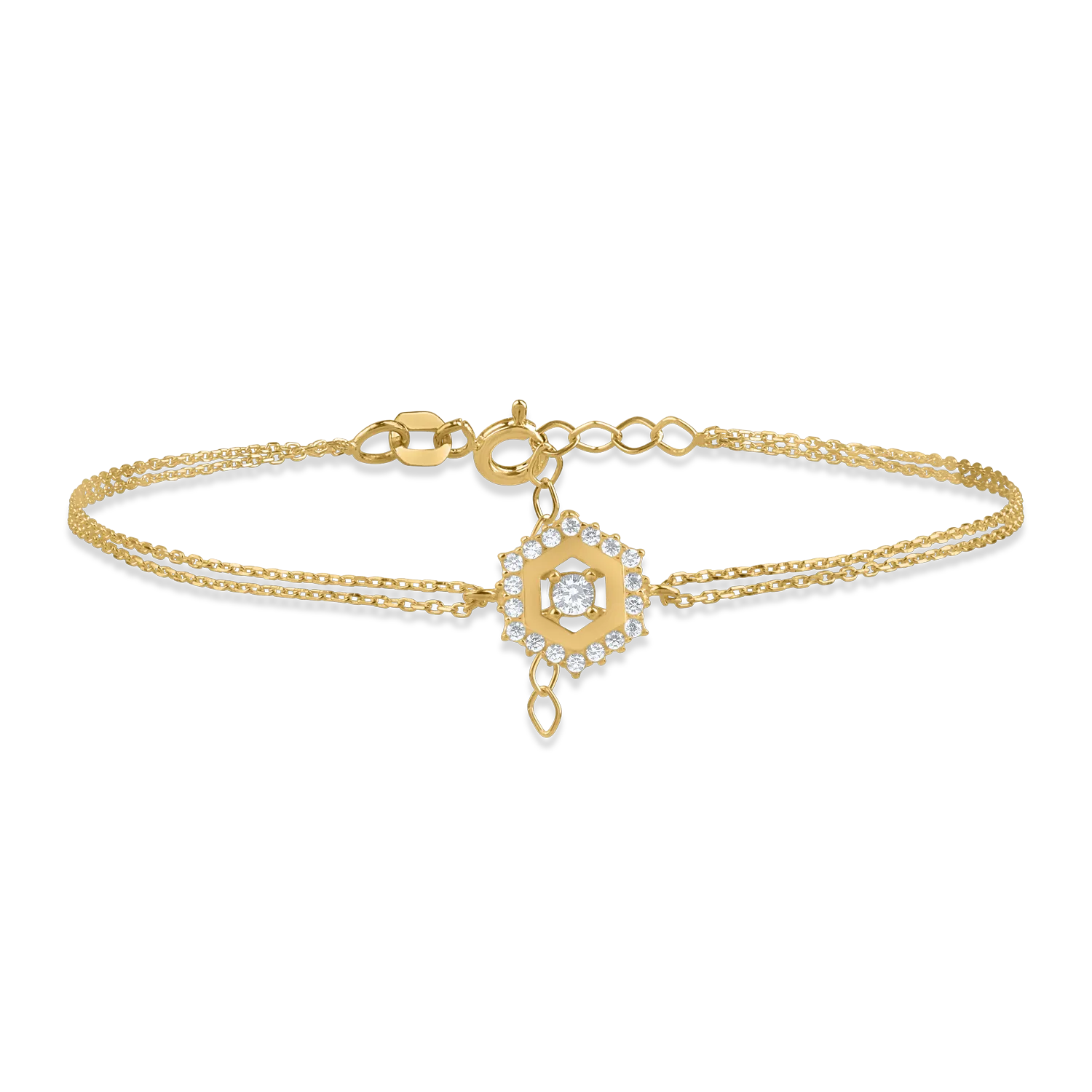 Гривна от жълто злато