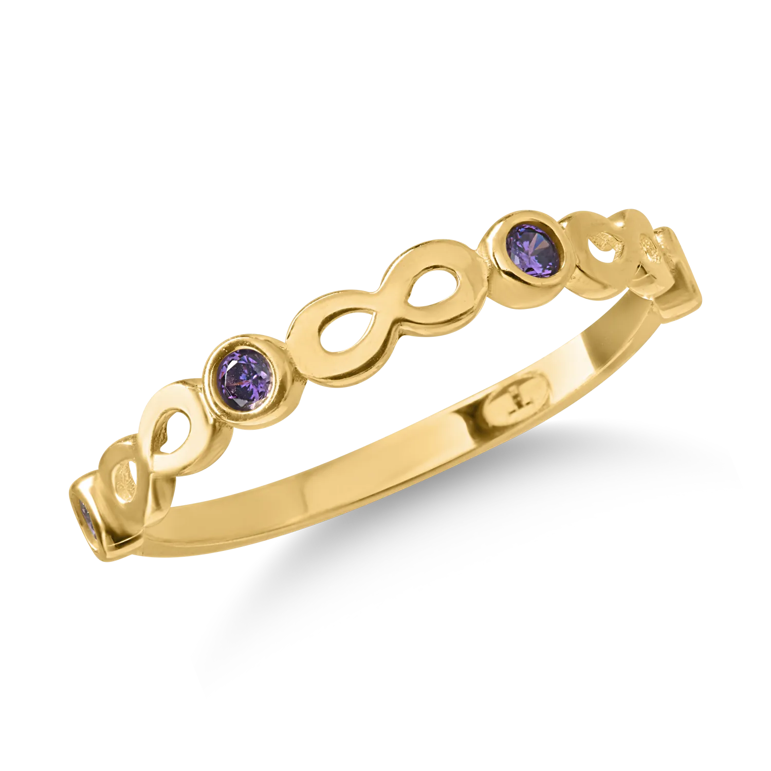 Sárga arany gyűrű