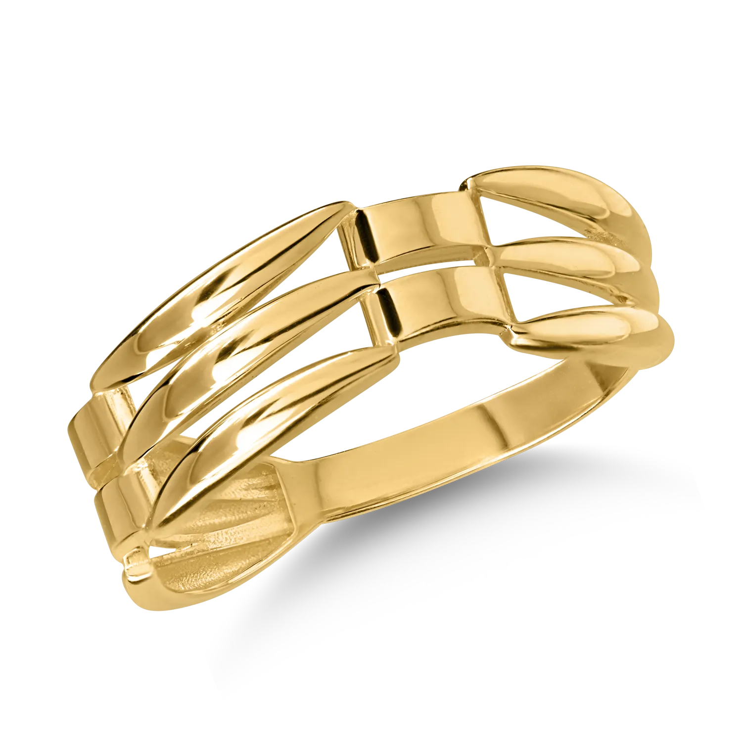 Yellow gold ring