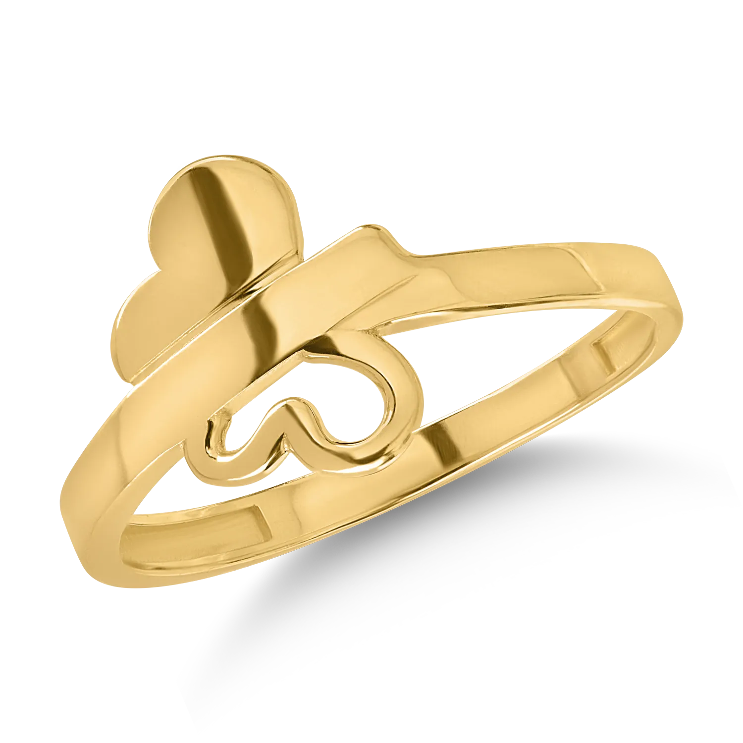 Yellow gold ring