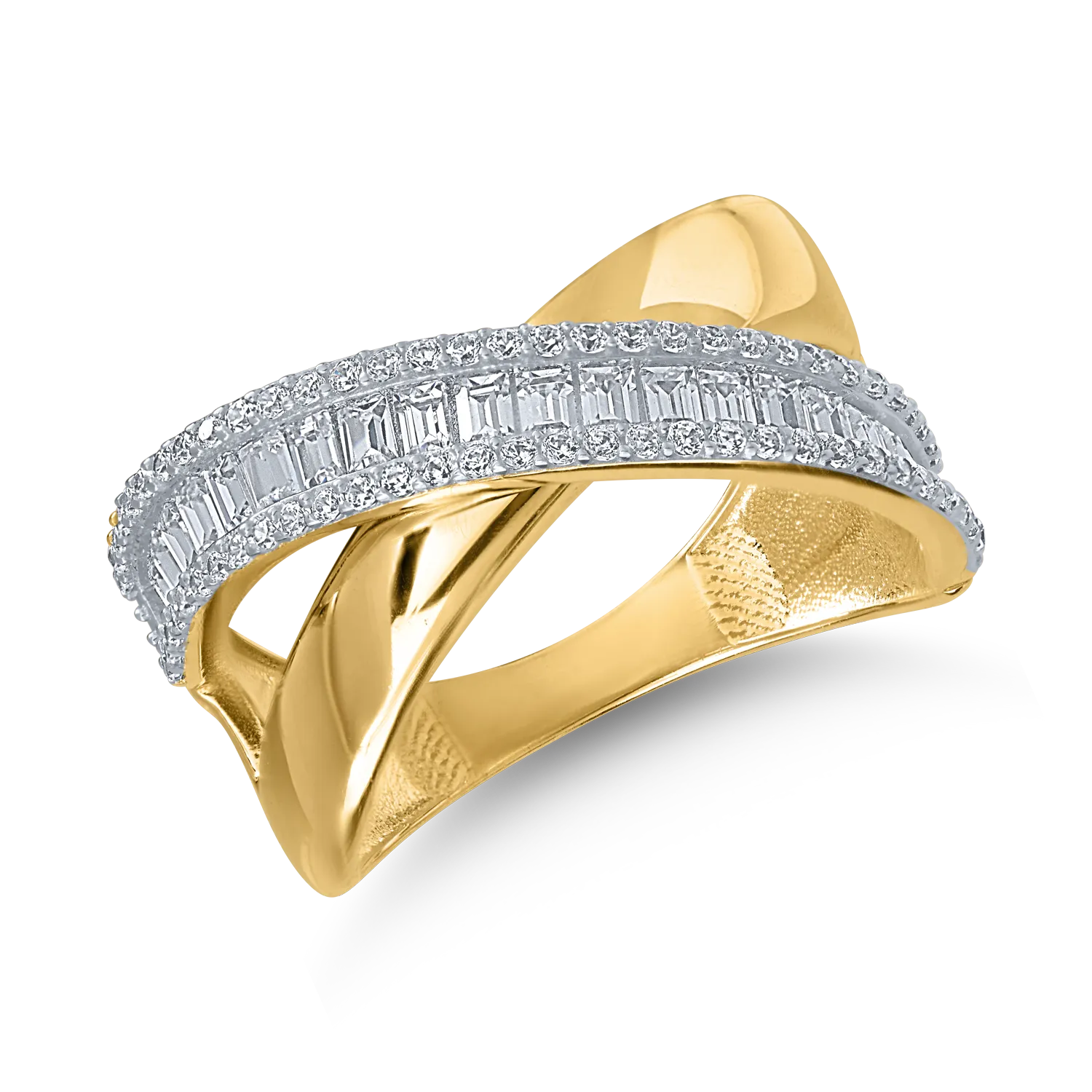 Yellow gold ring