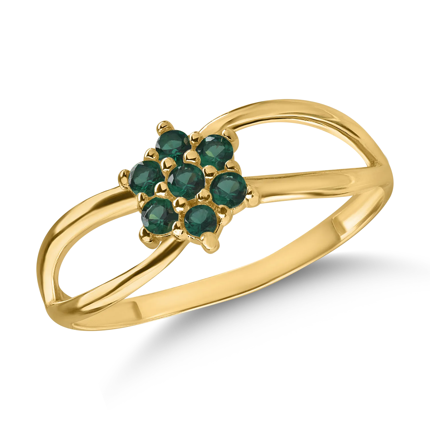 Yellow gold ring