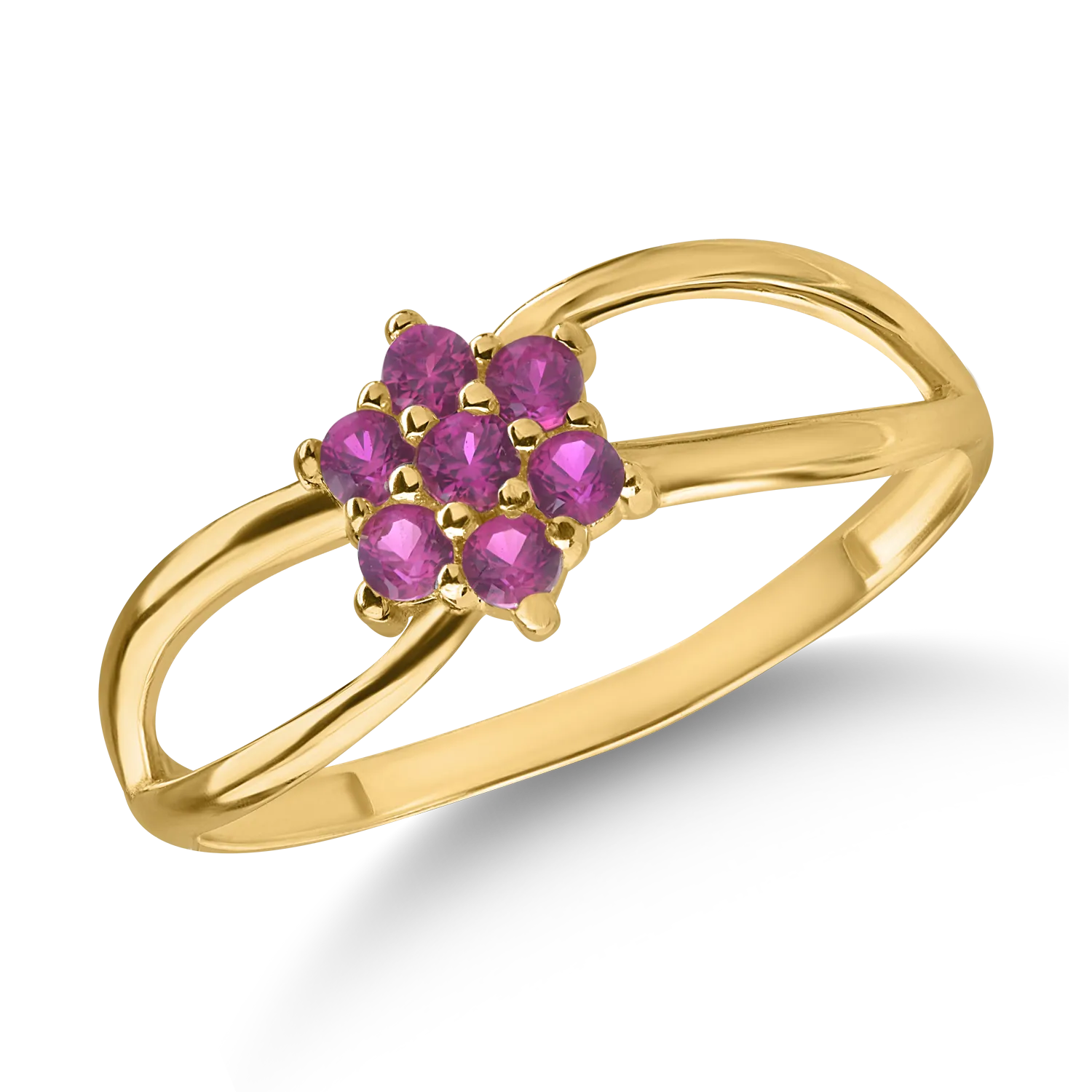 Yellow gold ring