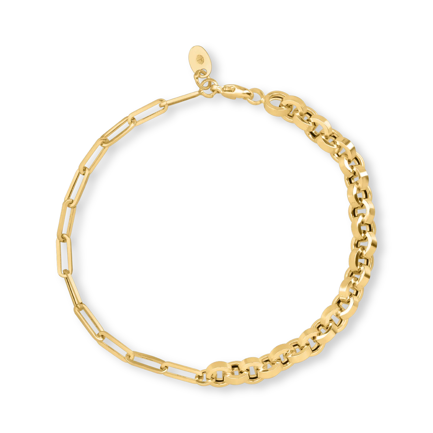 Yellow gold bracelet