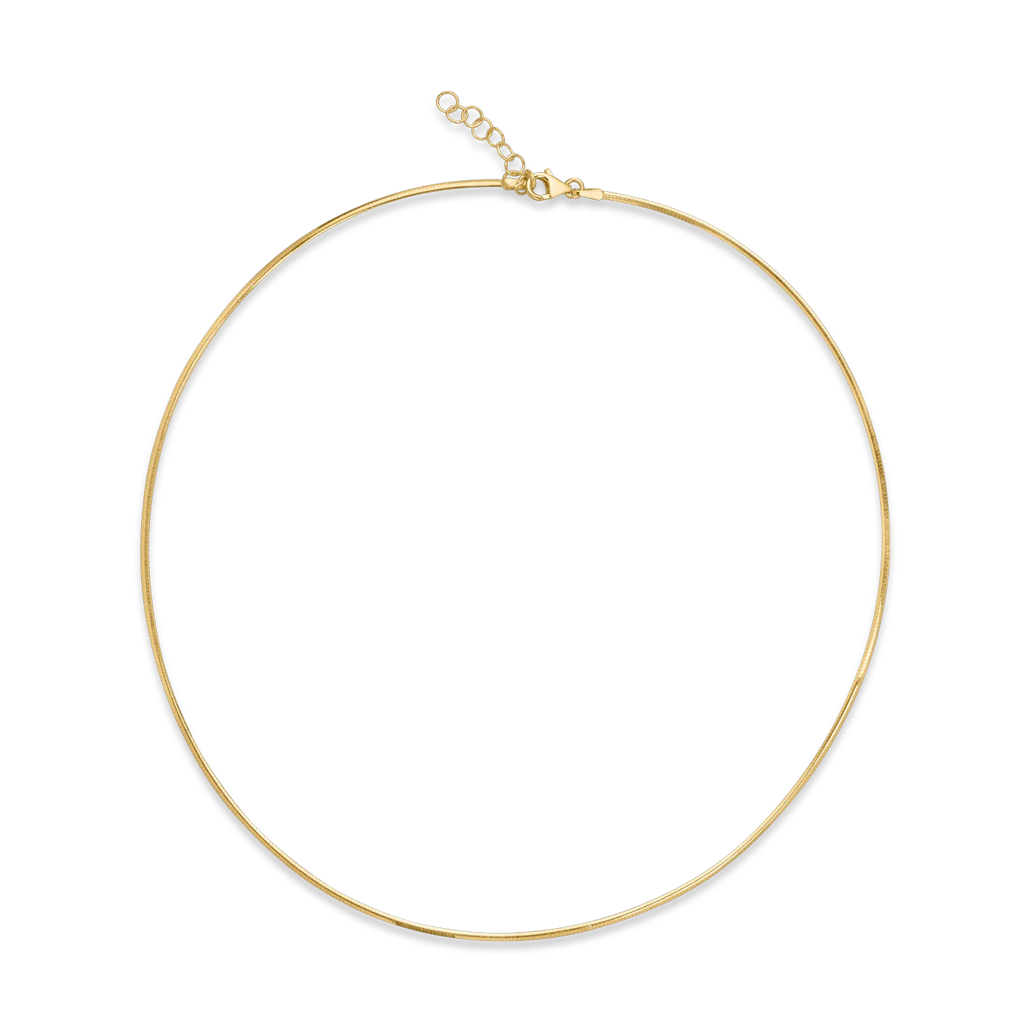 White-yellow gold chain