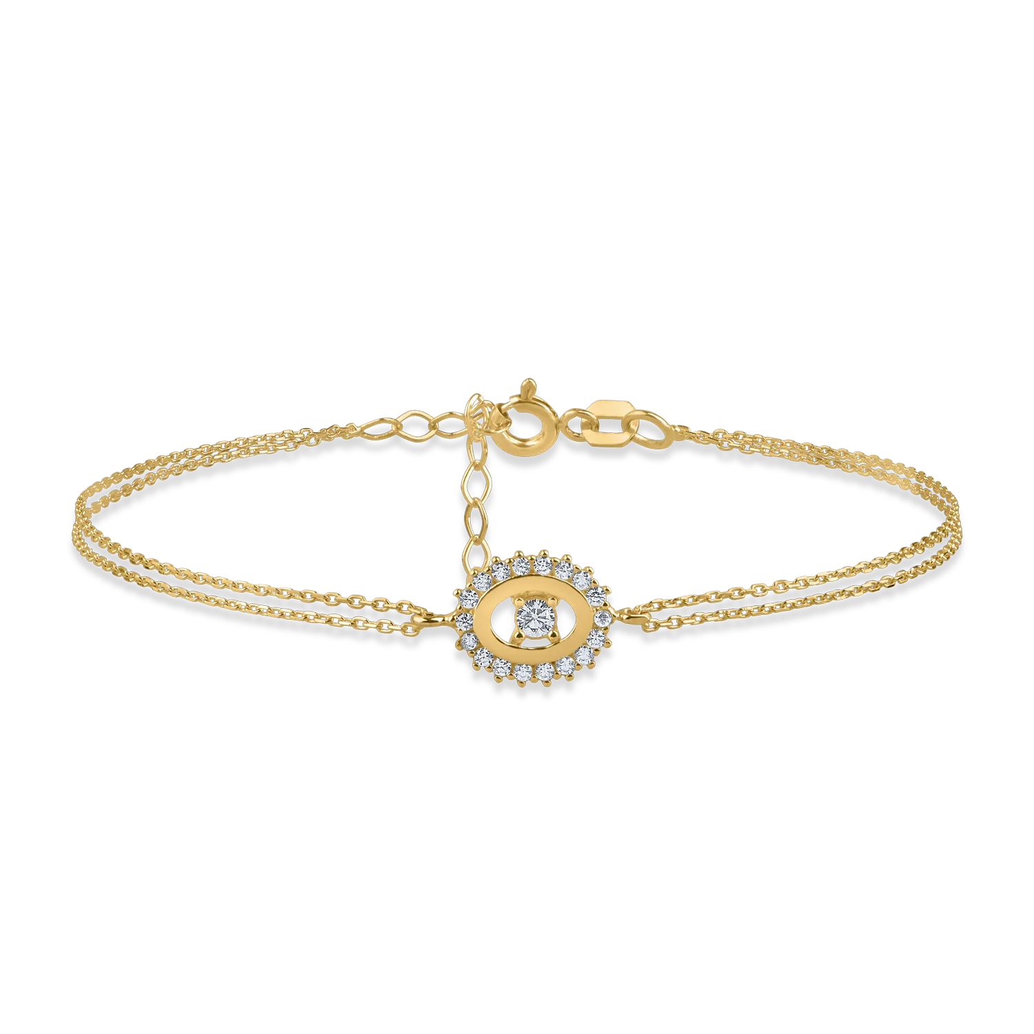 Sárga arany karkötő