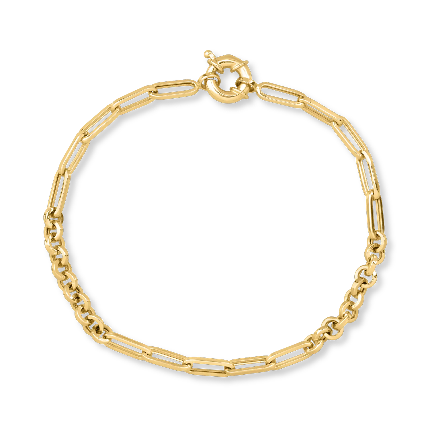 Yellow gold bracelet