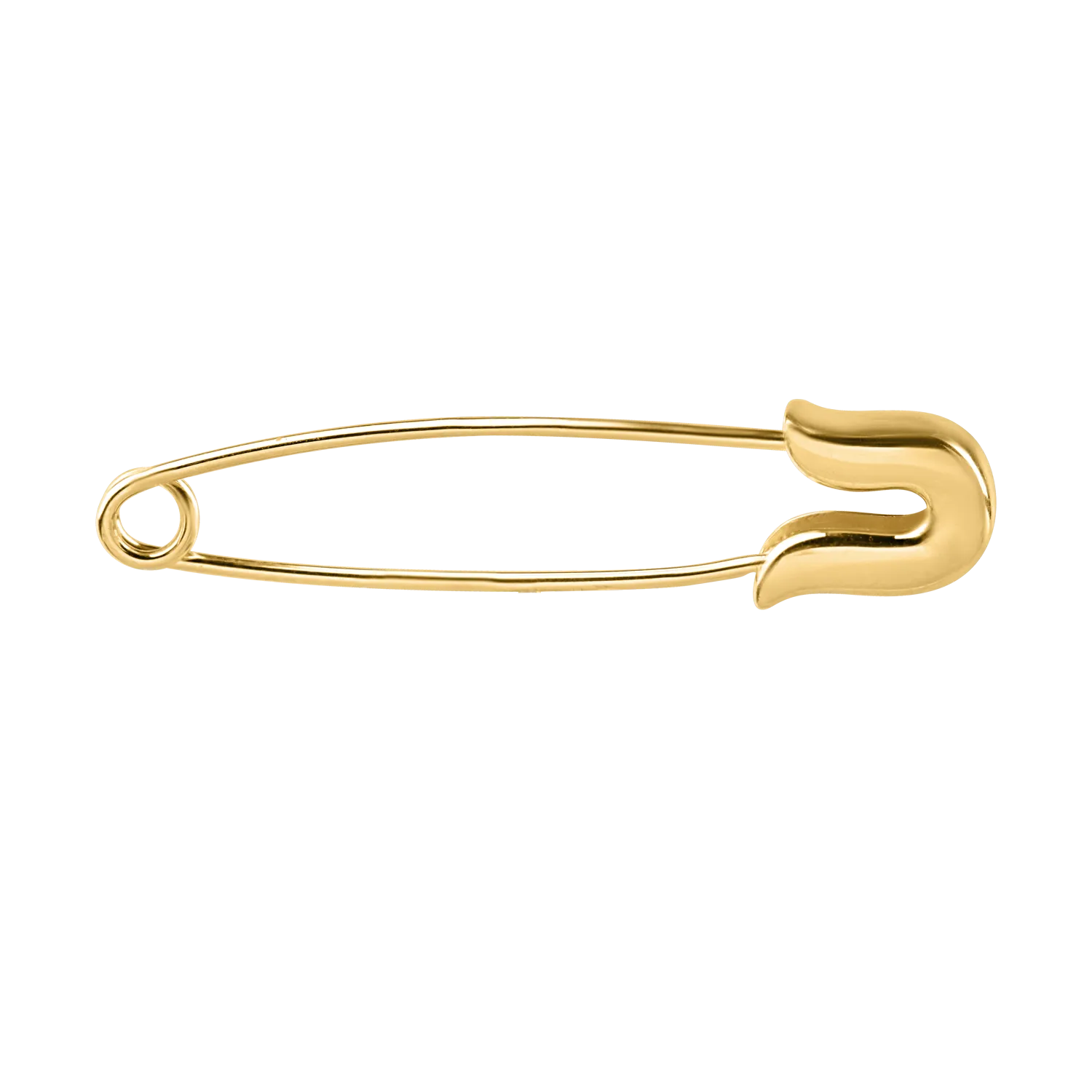 Yellow gold brooch