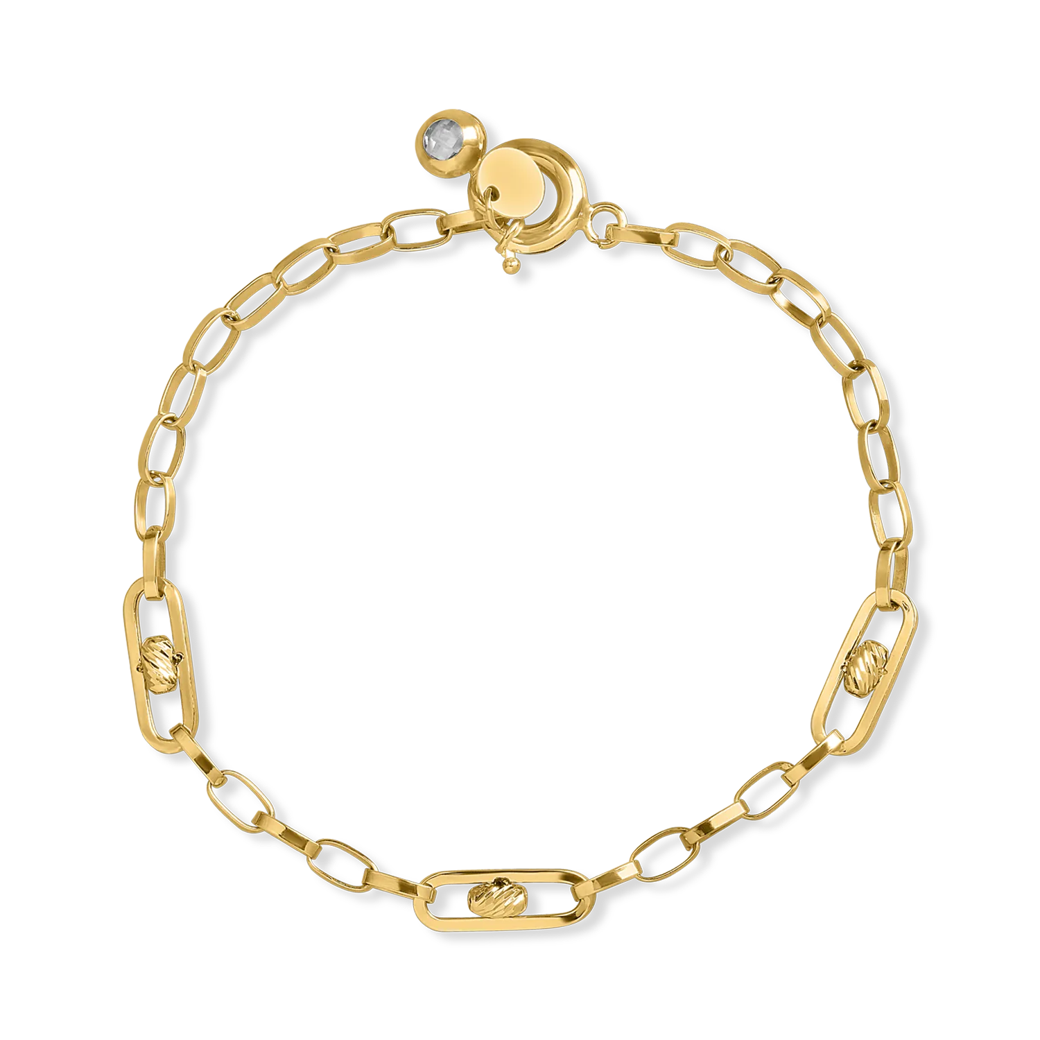 Yellow gold bracelet