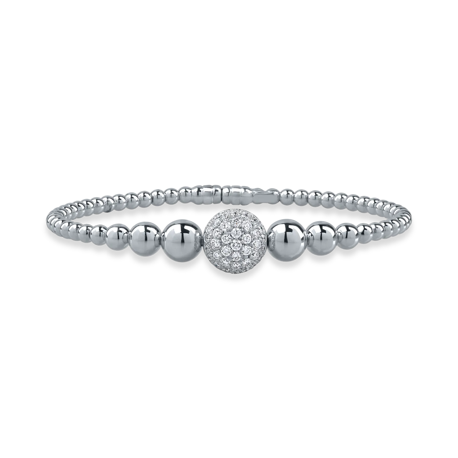 White gold bracelet with 0.73ct diamonds