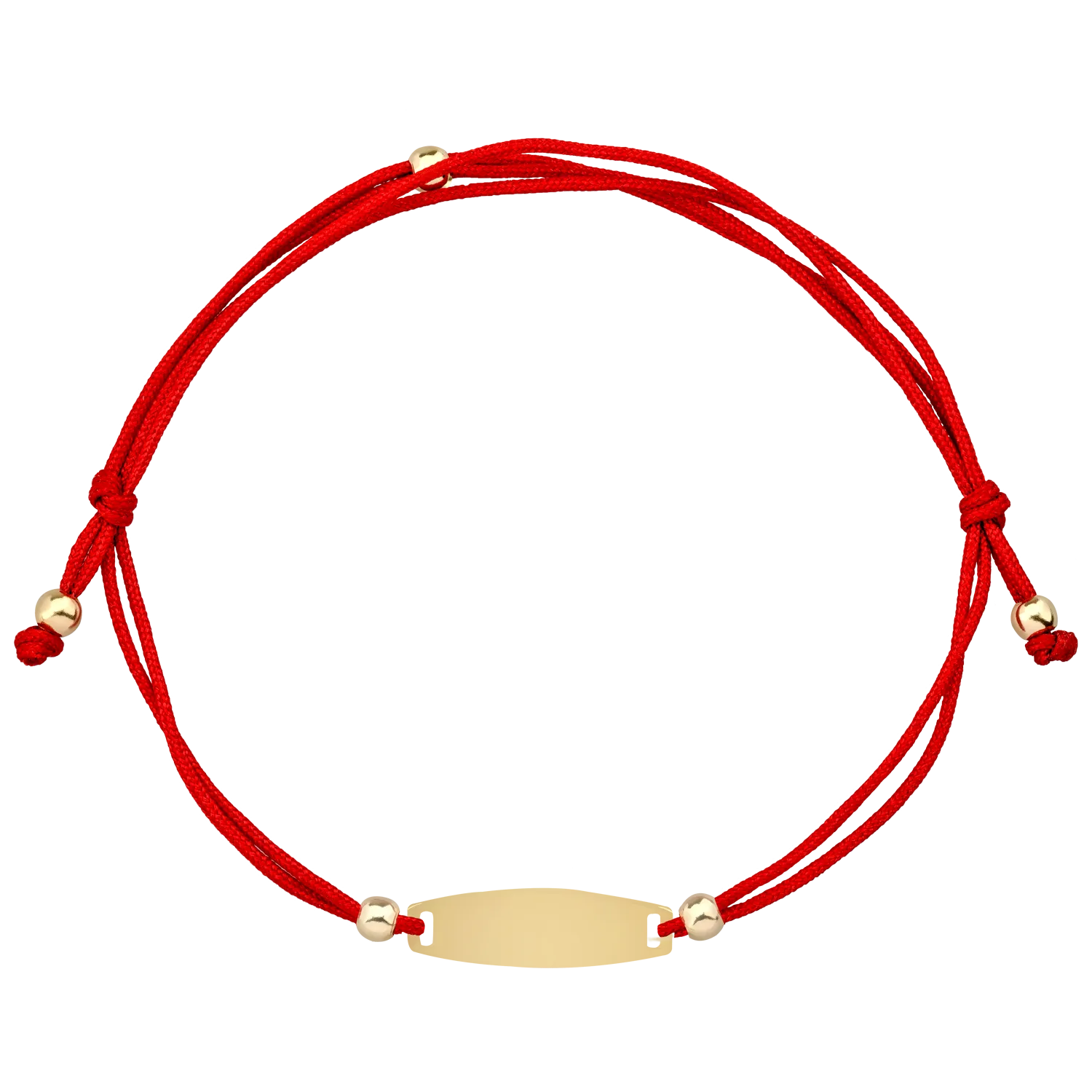 Sárga arany zsinór karkötő