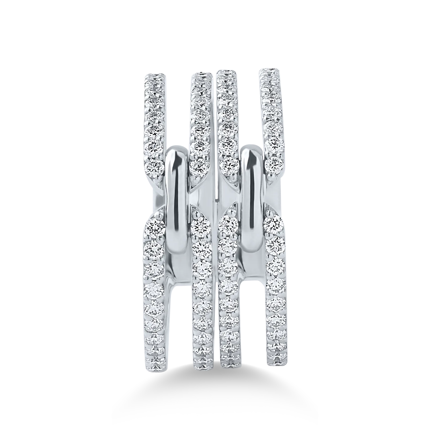 Inel din aur alb cu diamante de 0.83ct