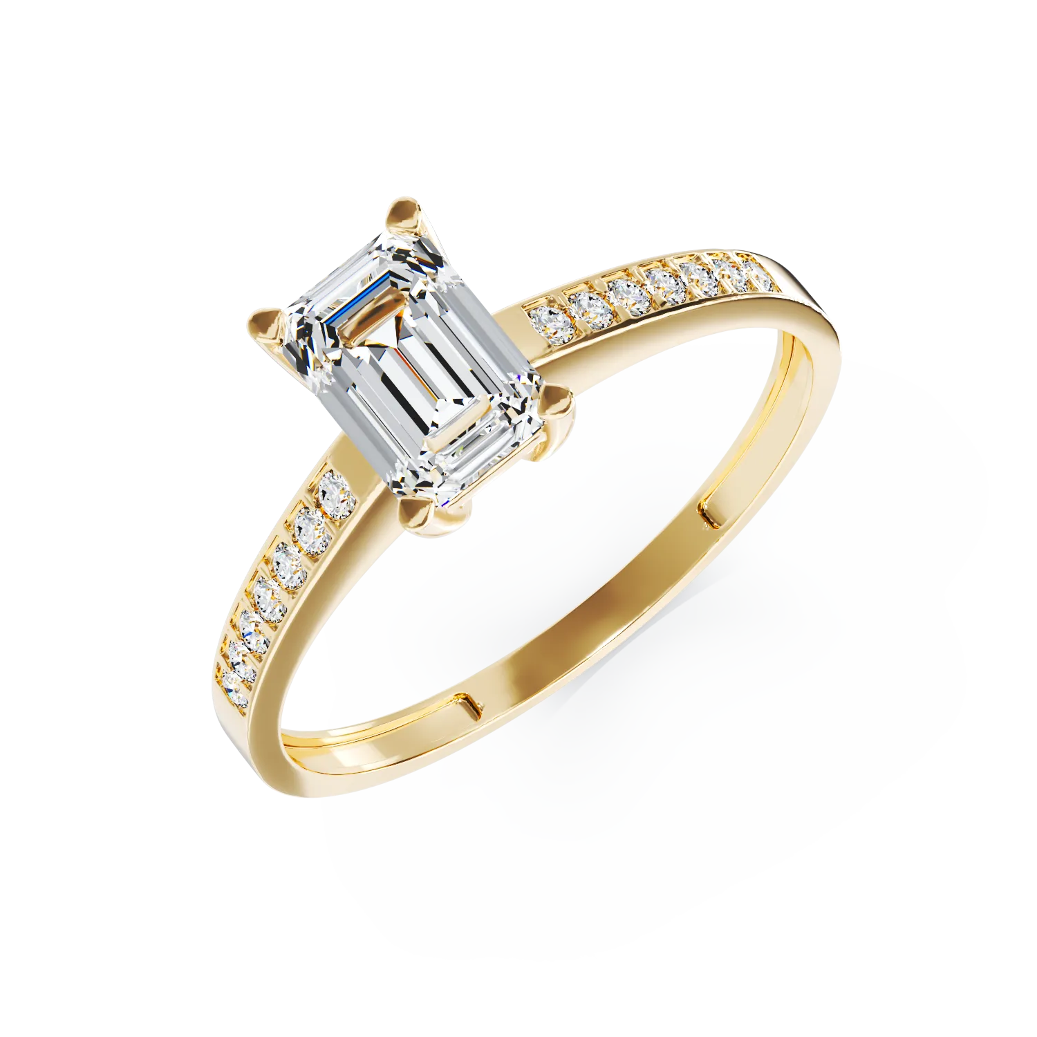 Годежен пръстен от жълто злато