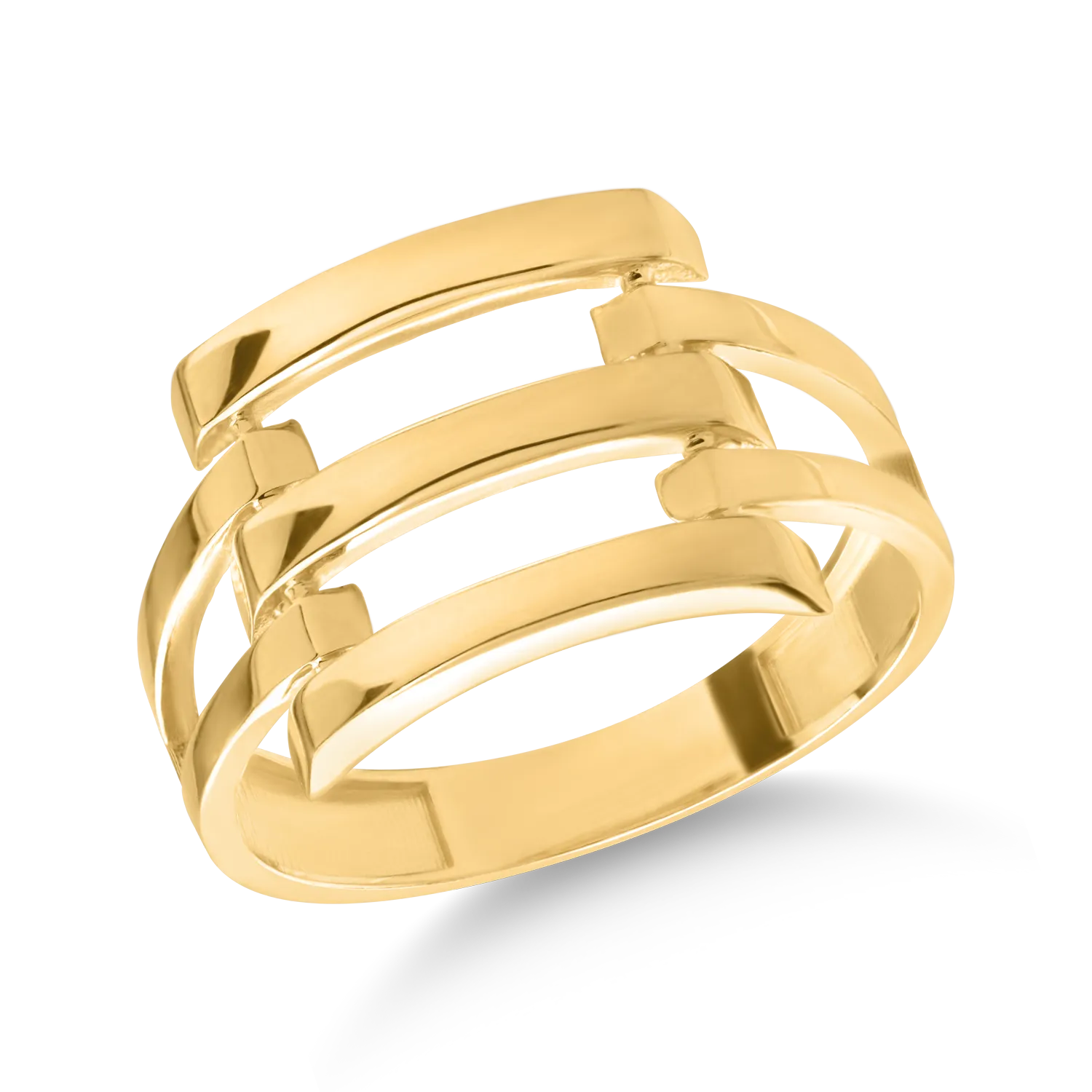 Yellow gold ring