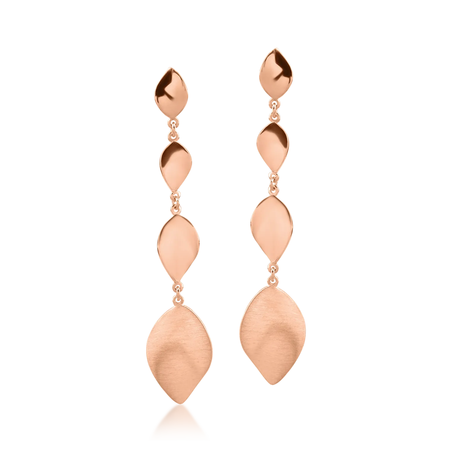 Rose gold earrings