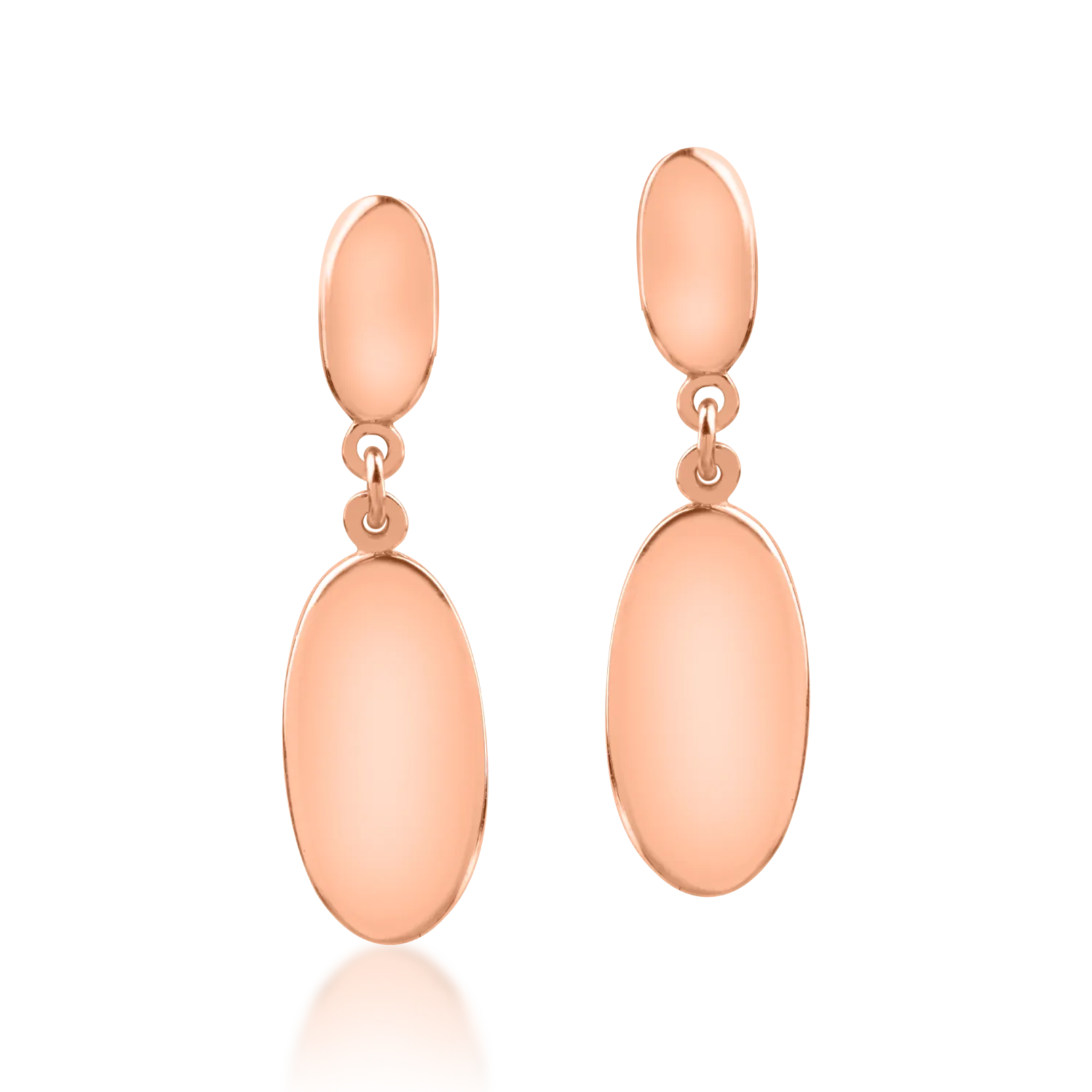 Rose gold earrings