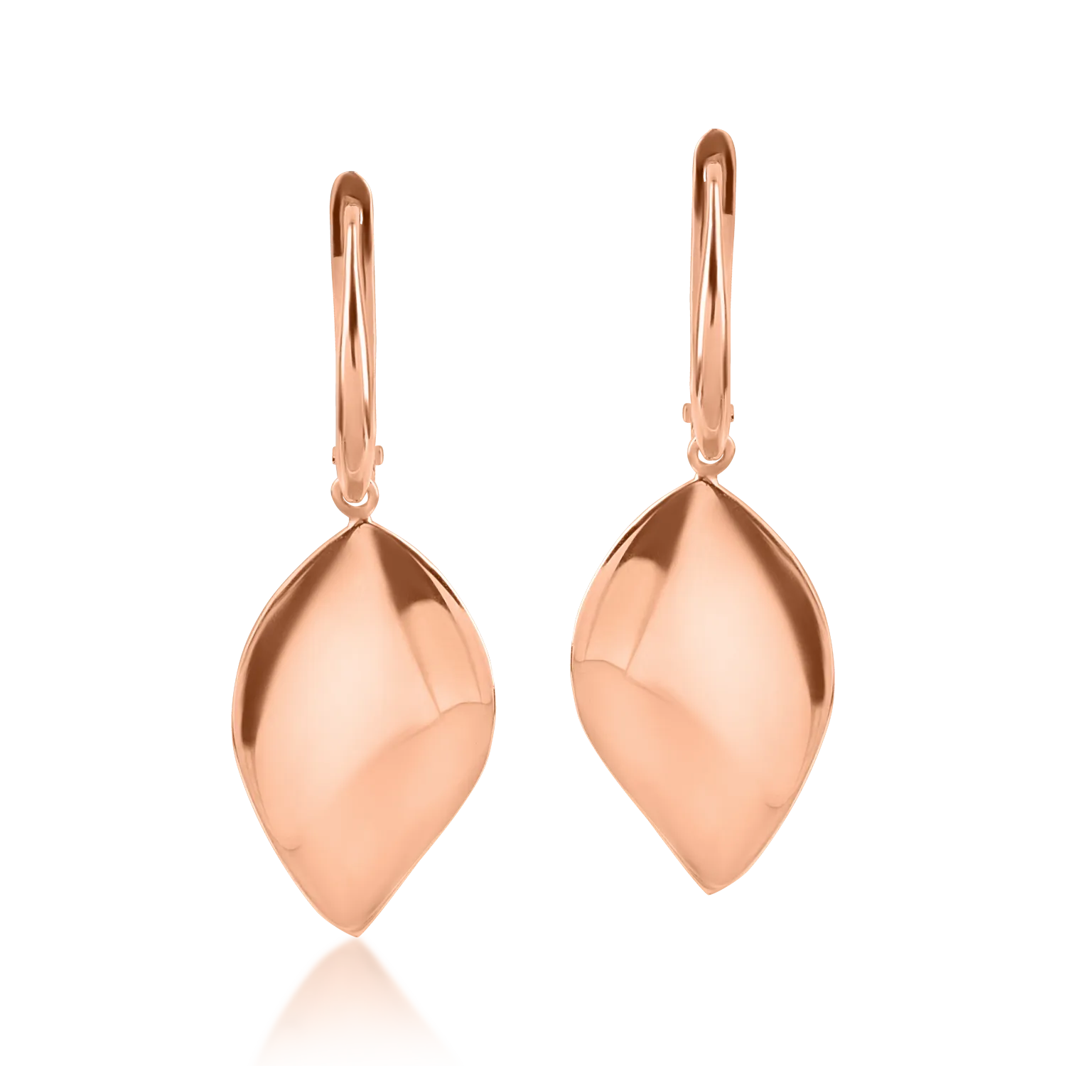 Rose gold earrings