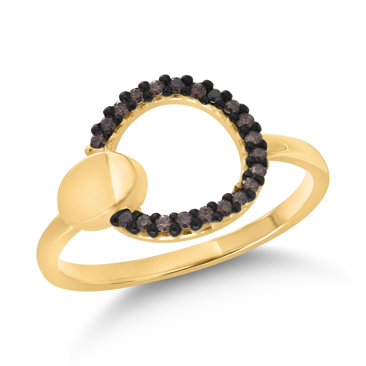 Yellow gold ring