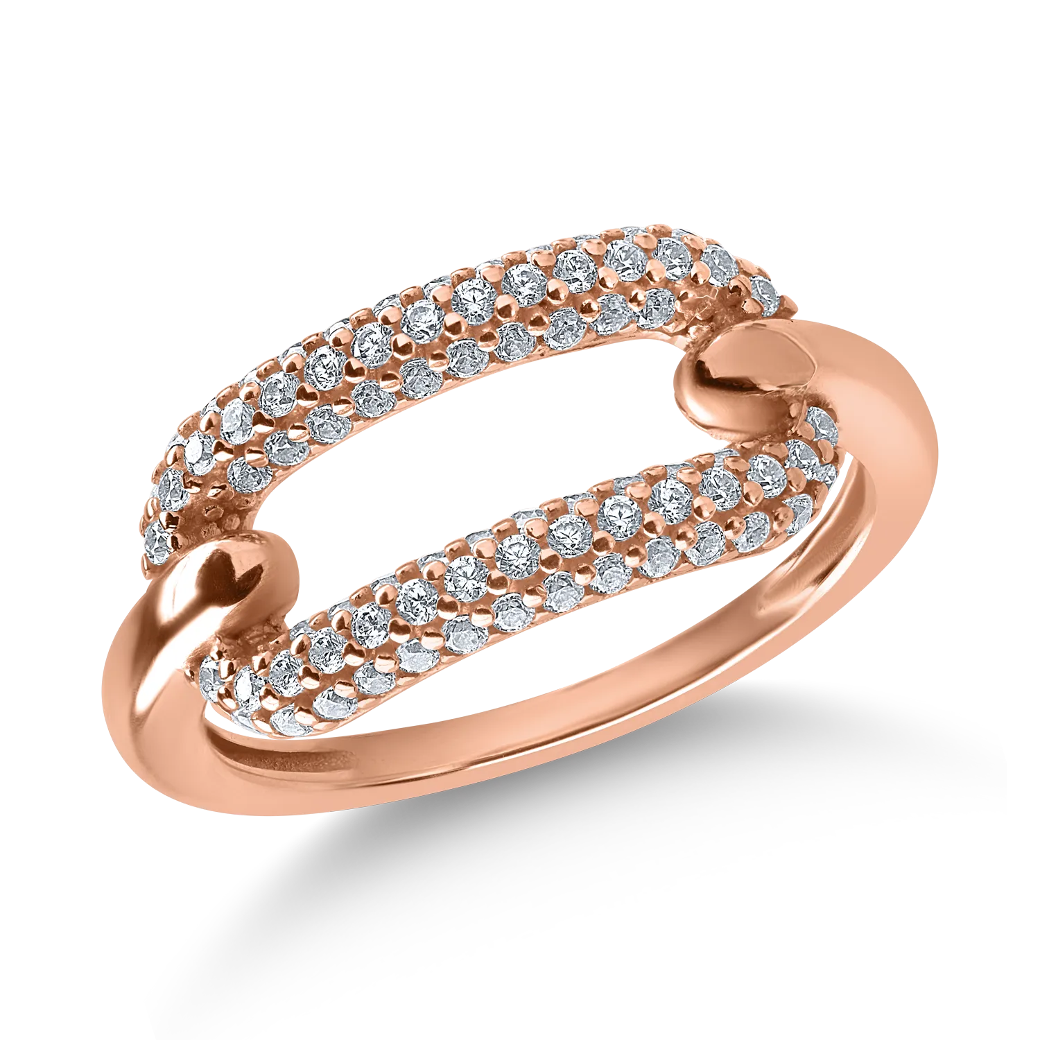 Rose gold ring