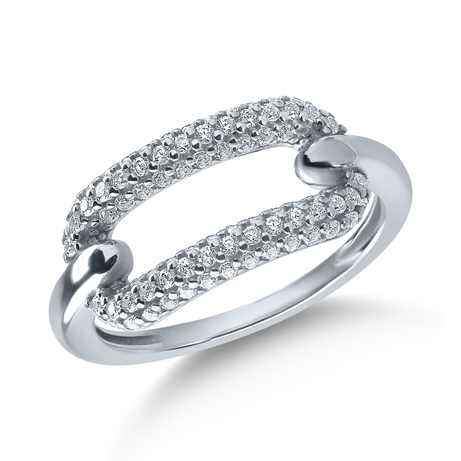 White gold ring