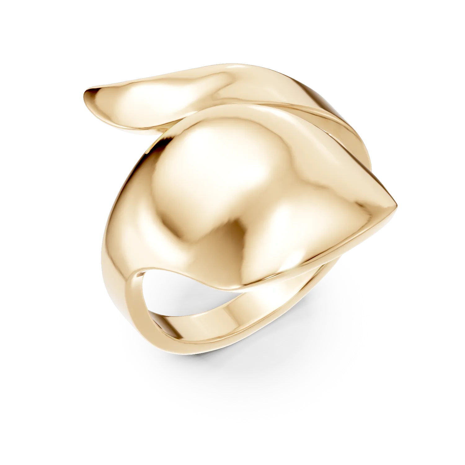 Sárga arany gyűrű