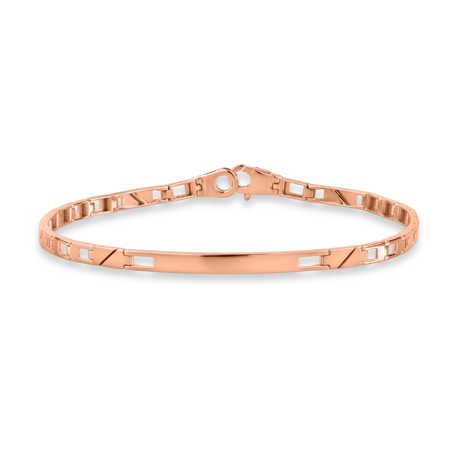 Rose gold men's bracelet