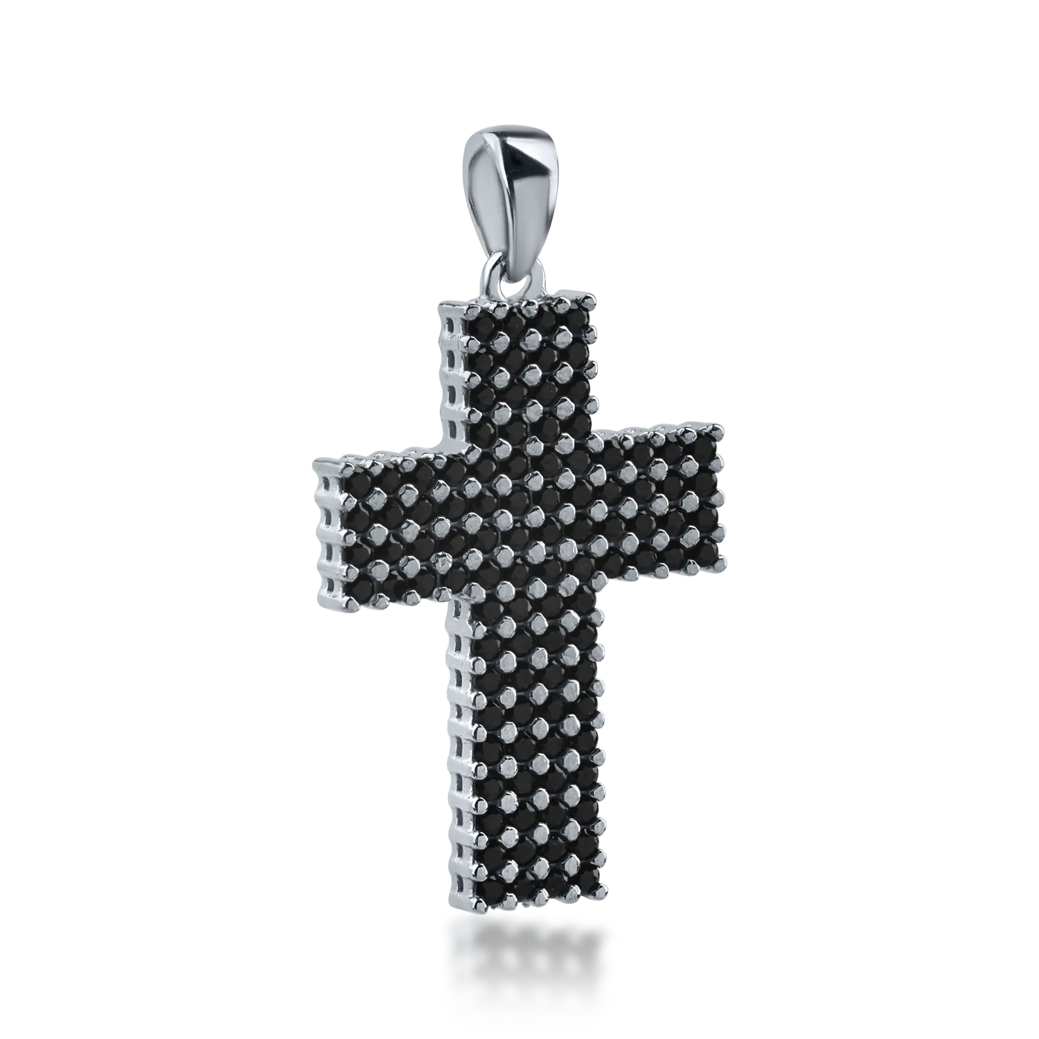 Black gold cross pendant