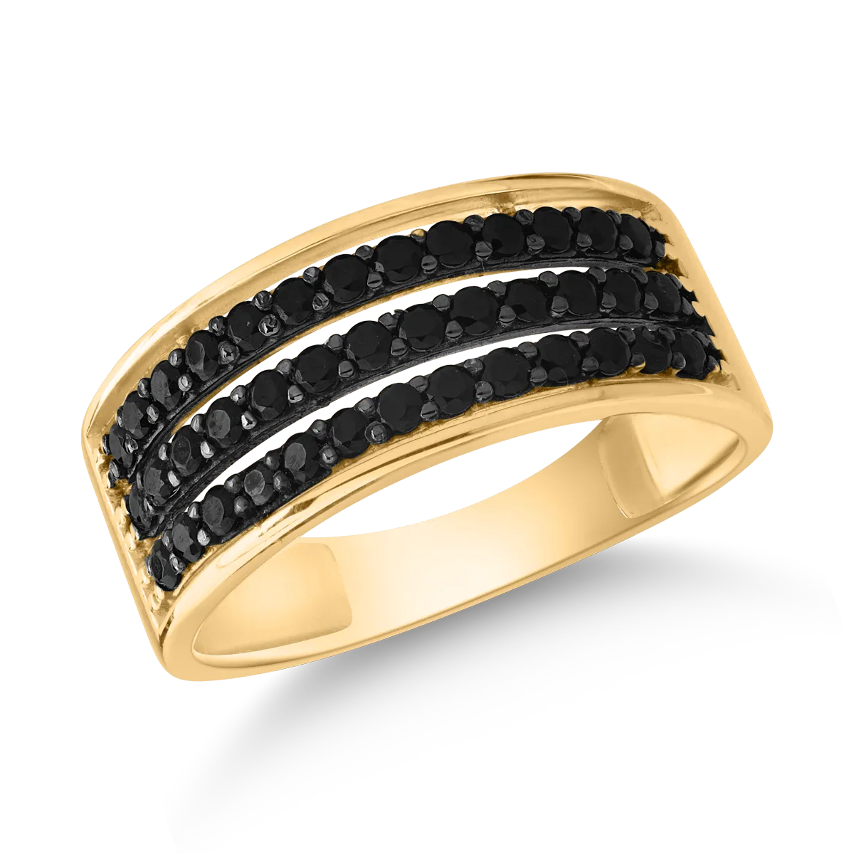 Yellow gold ring