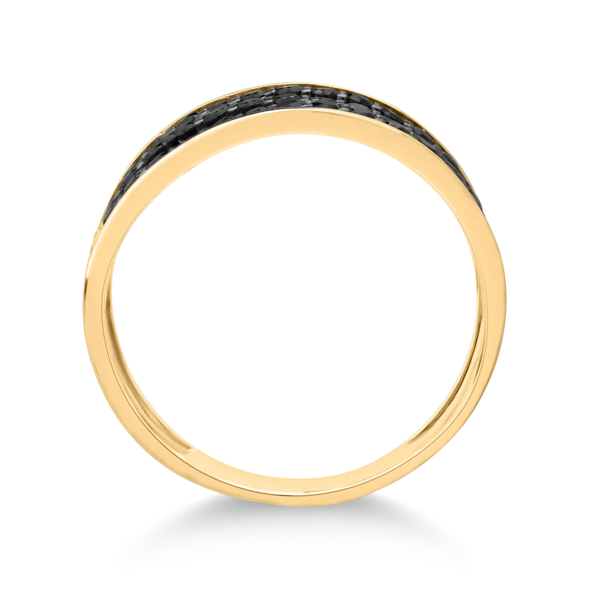 Yellow gold ring