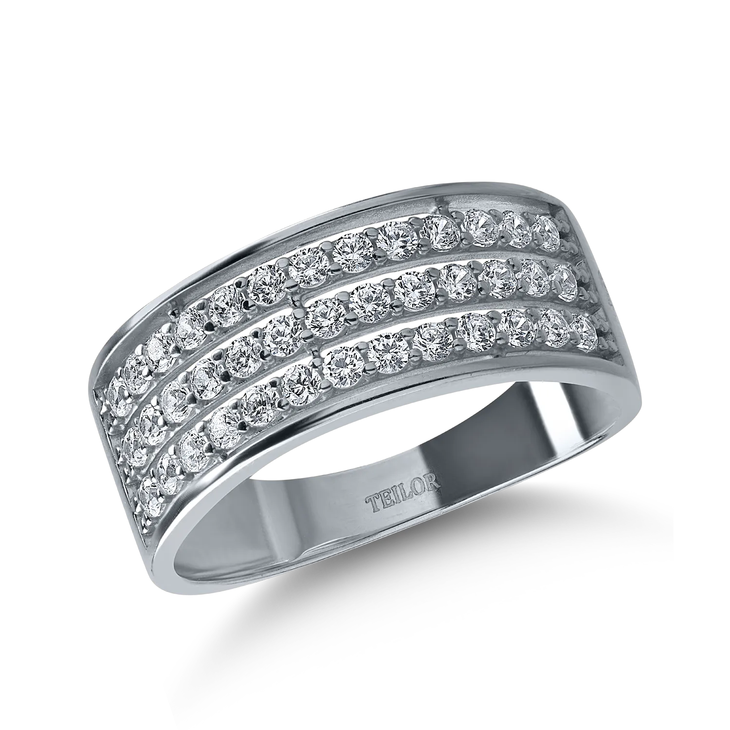 White gold ring