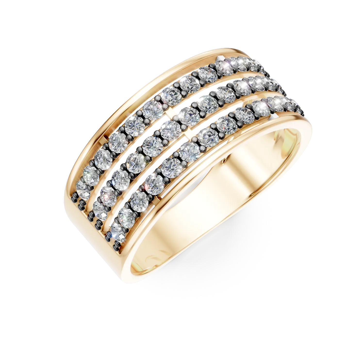 Sárga arany gyűrű