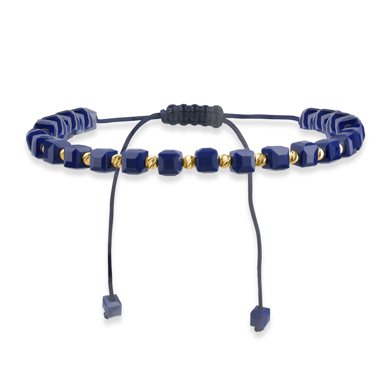 Гривна с шнур от жълто злато