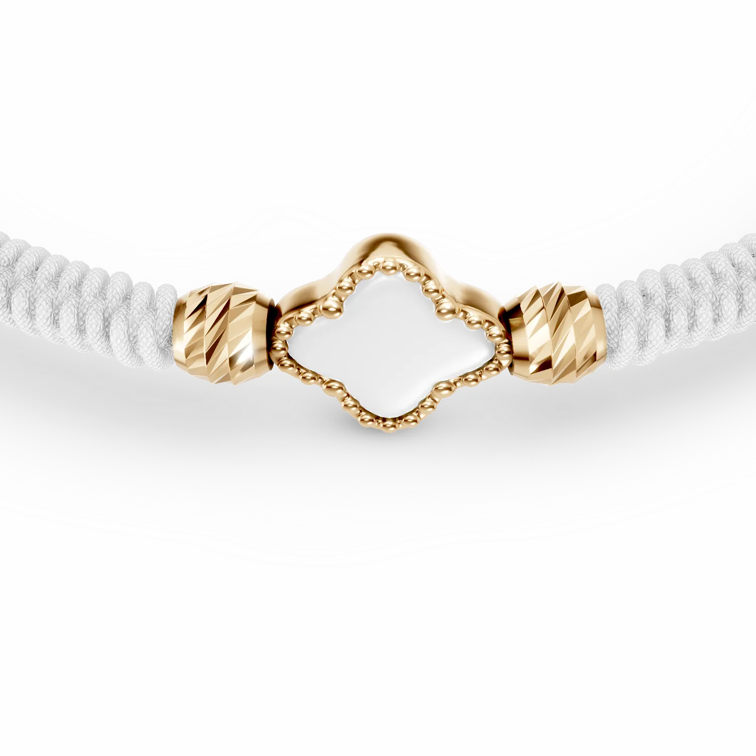 Гривна с шнур от жълто злато