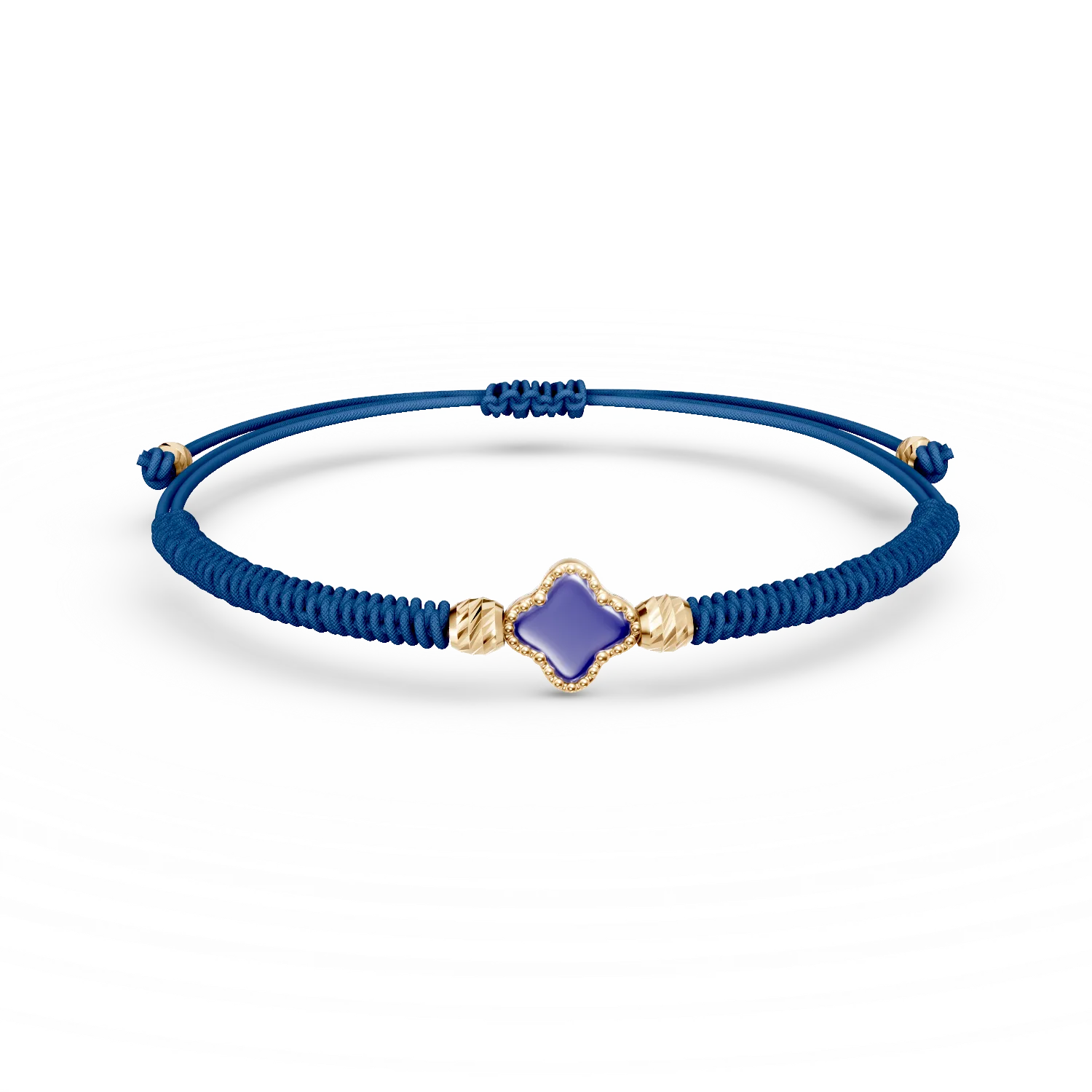 Bratara cu snur din aur galben