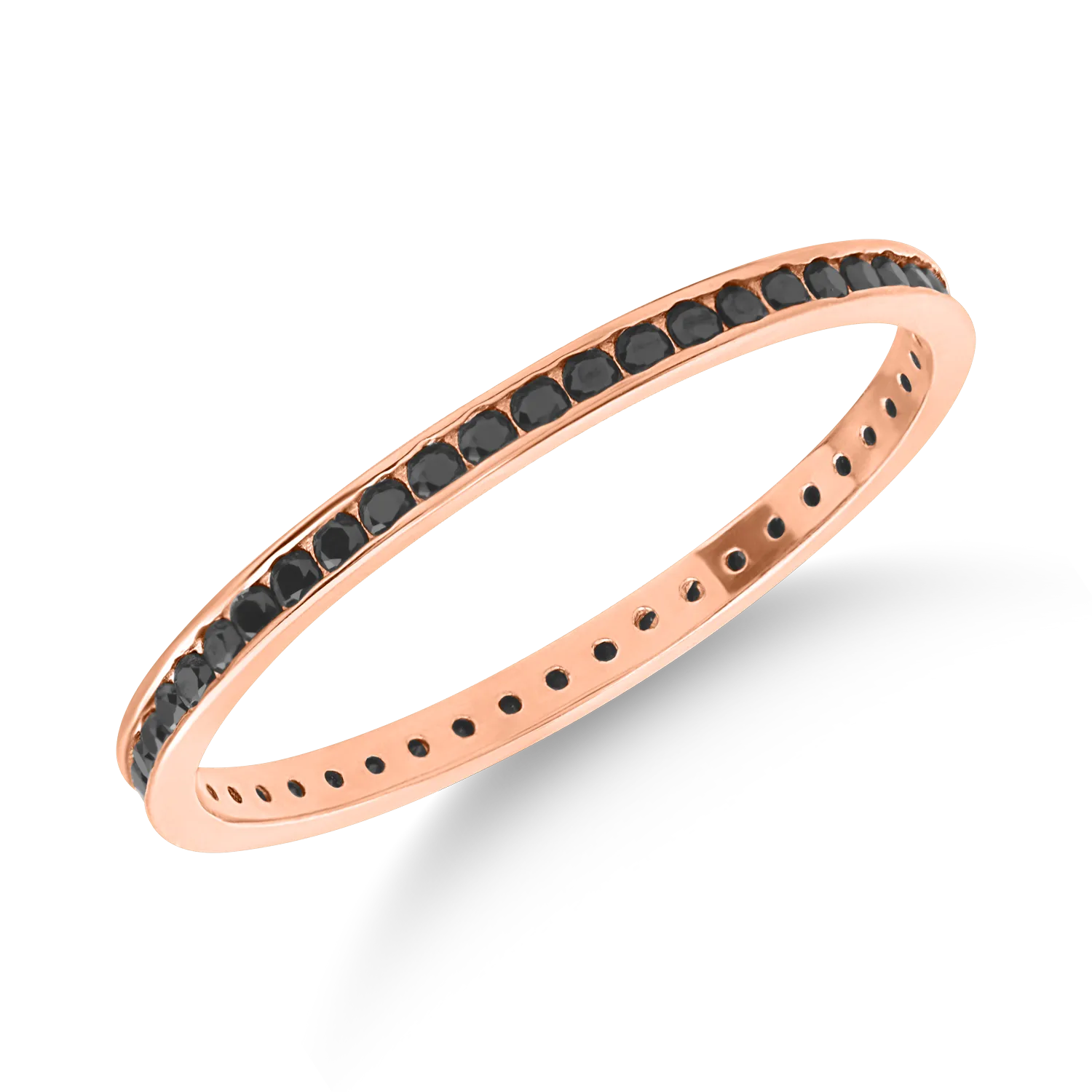Eternity ring in rose gold