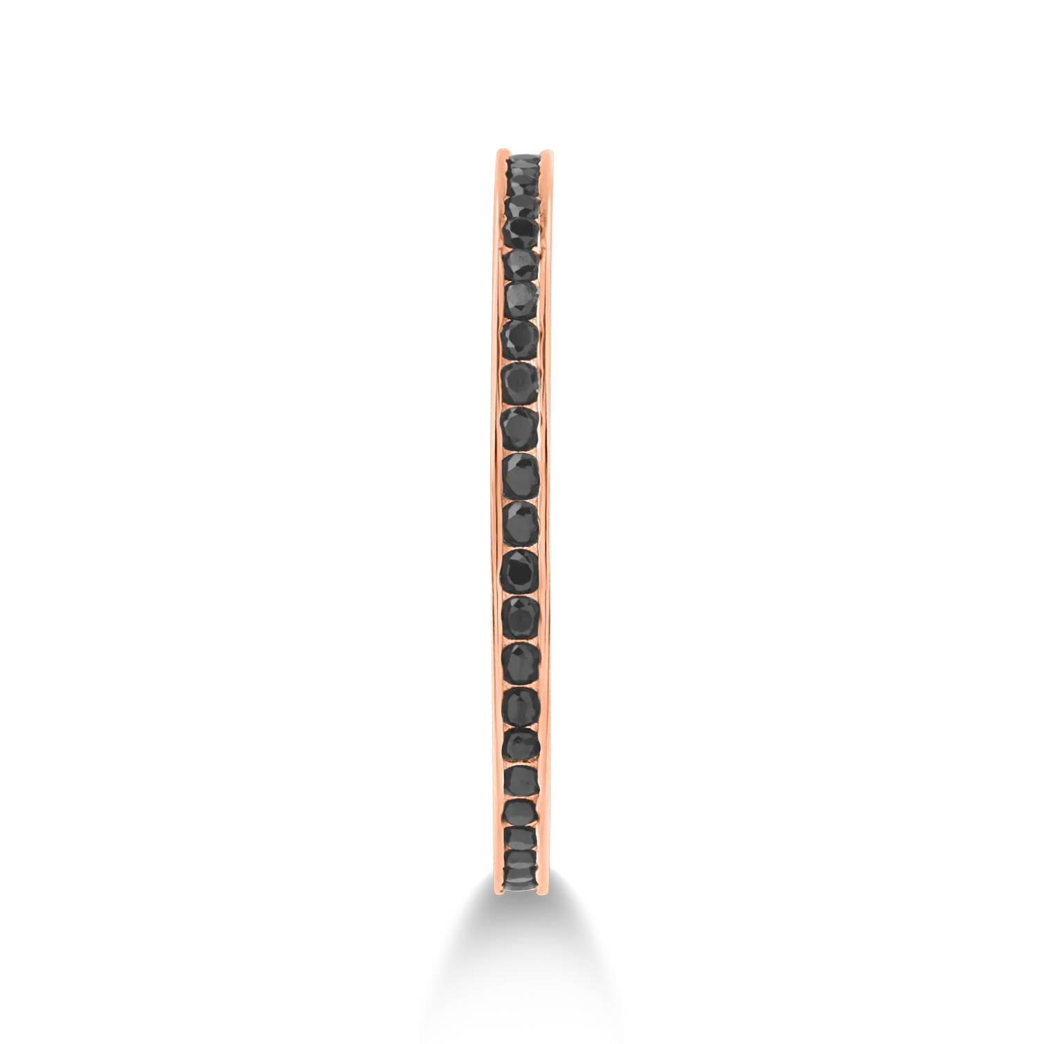 Pierścionek Eternity z różowego złota