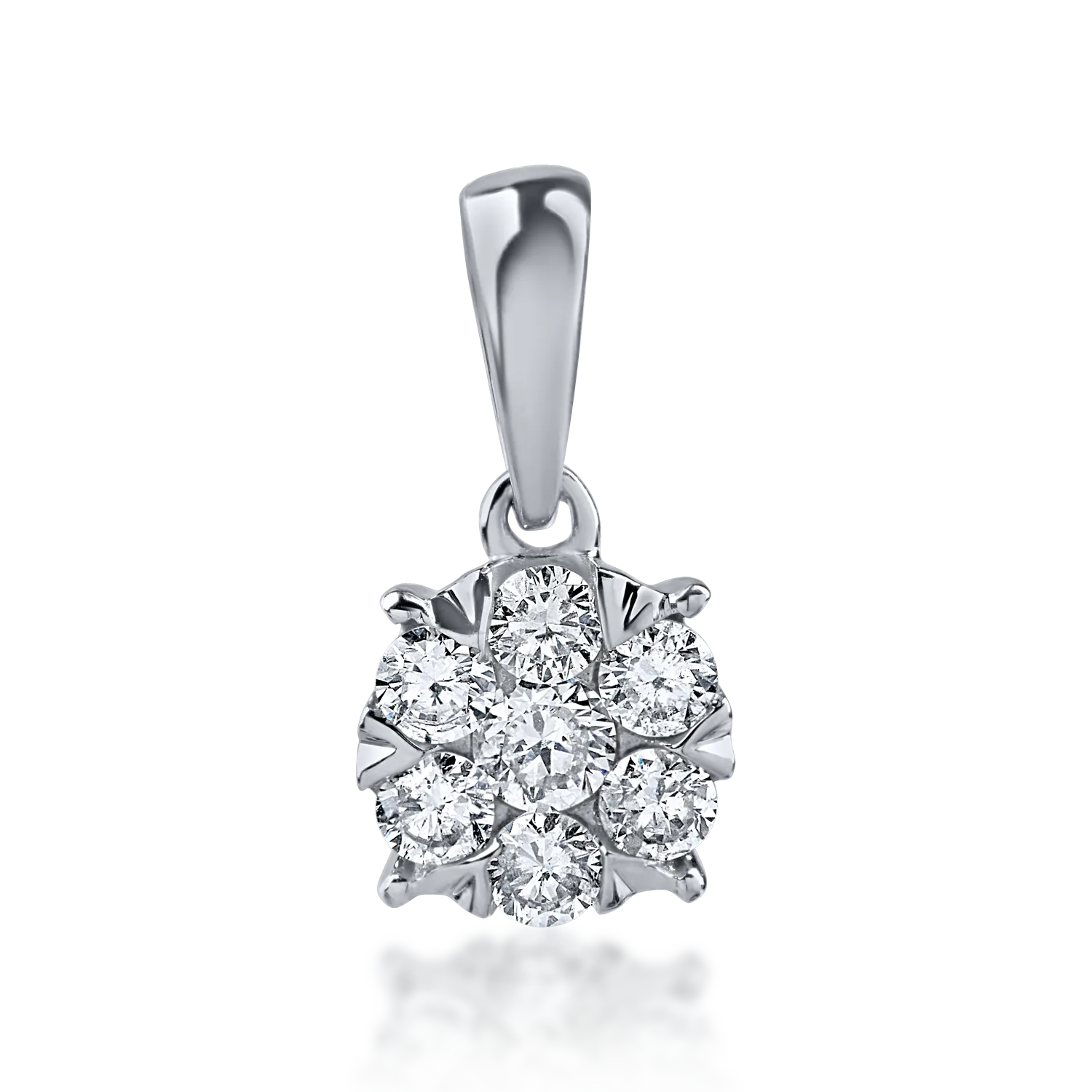 White gold pendant with 0.2ct diamonds