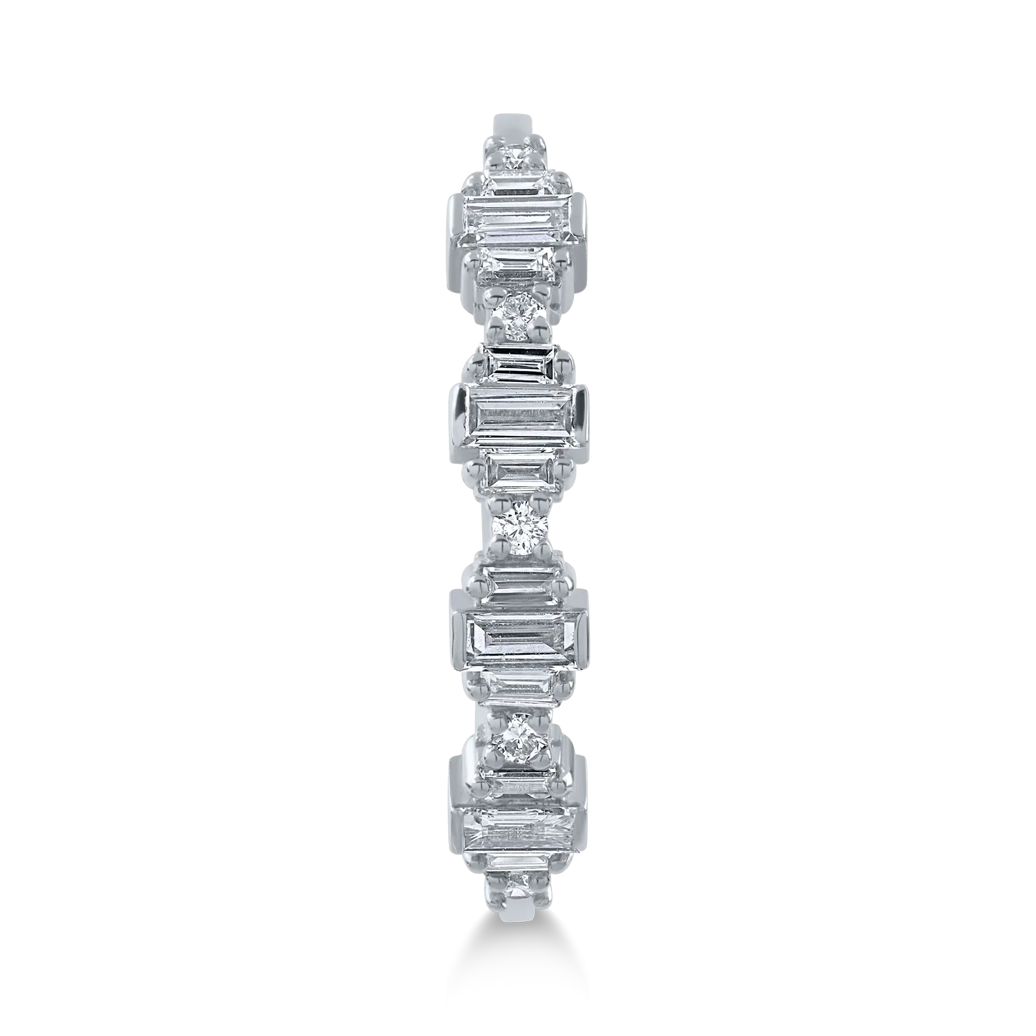 Fehérarany gyűrű 0.24ct gyémántokkal