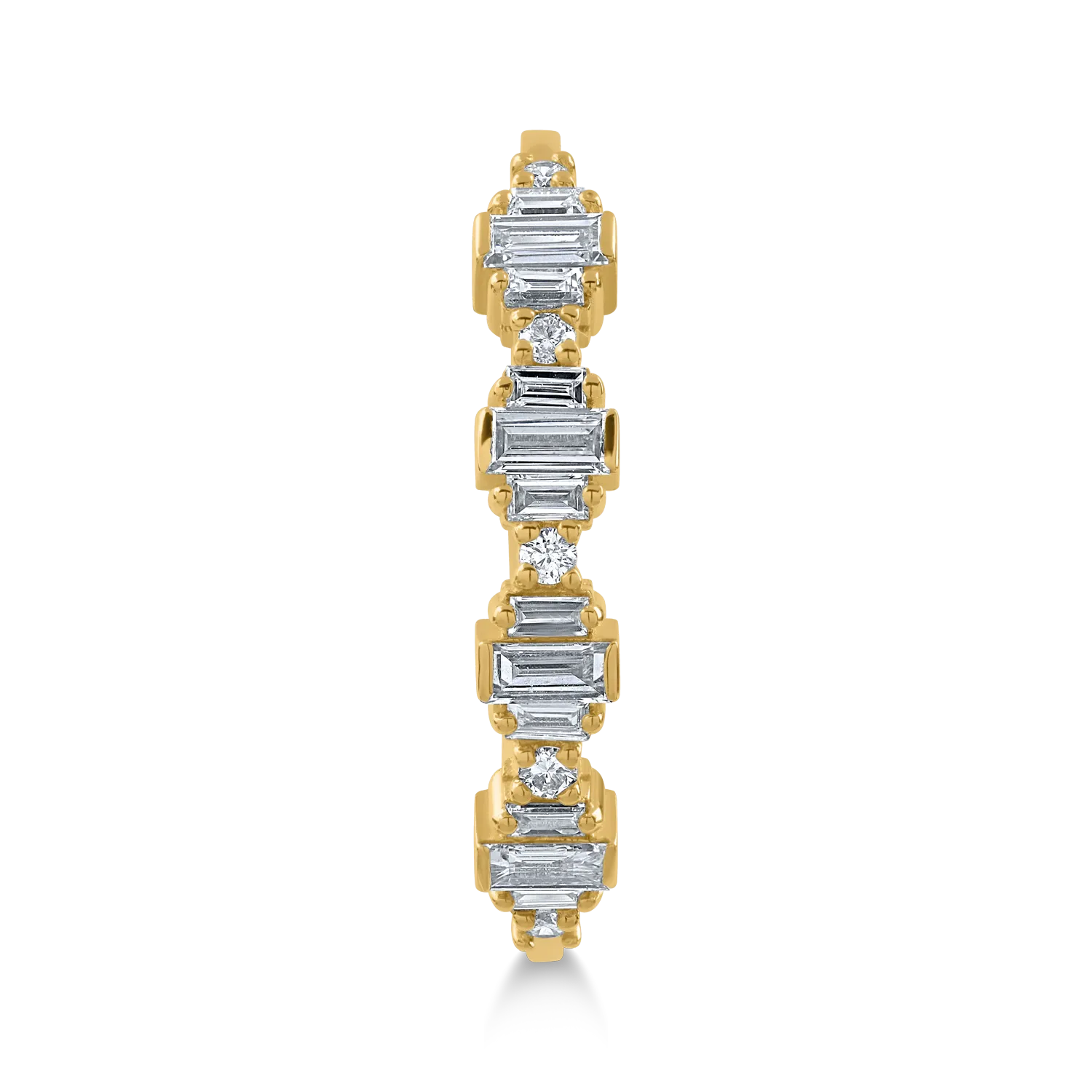 Inel din aur galben cu diamante de 0.24ct