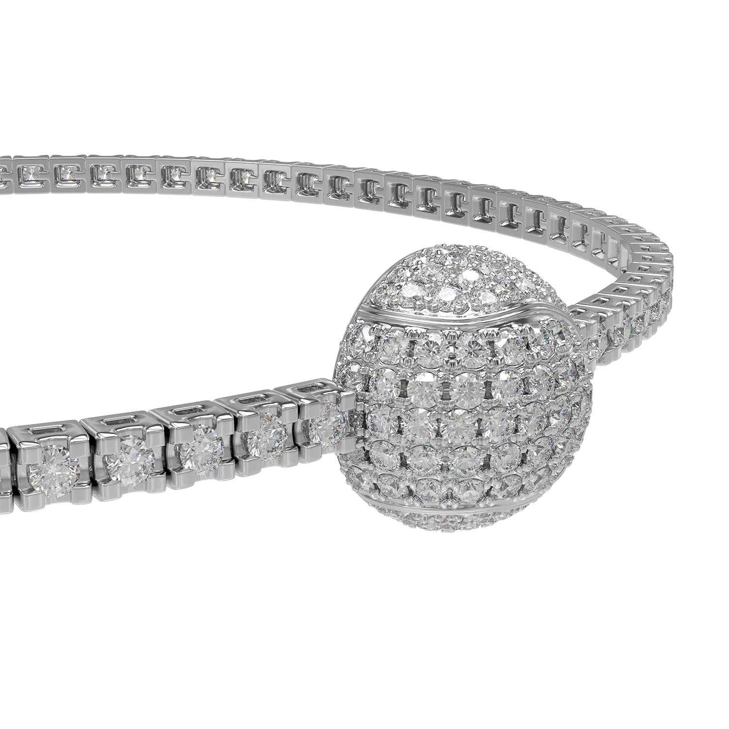 Legacy tennis bracelet with 1.853ct diamonds